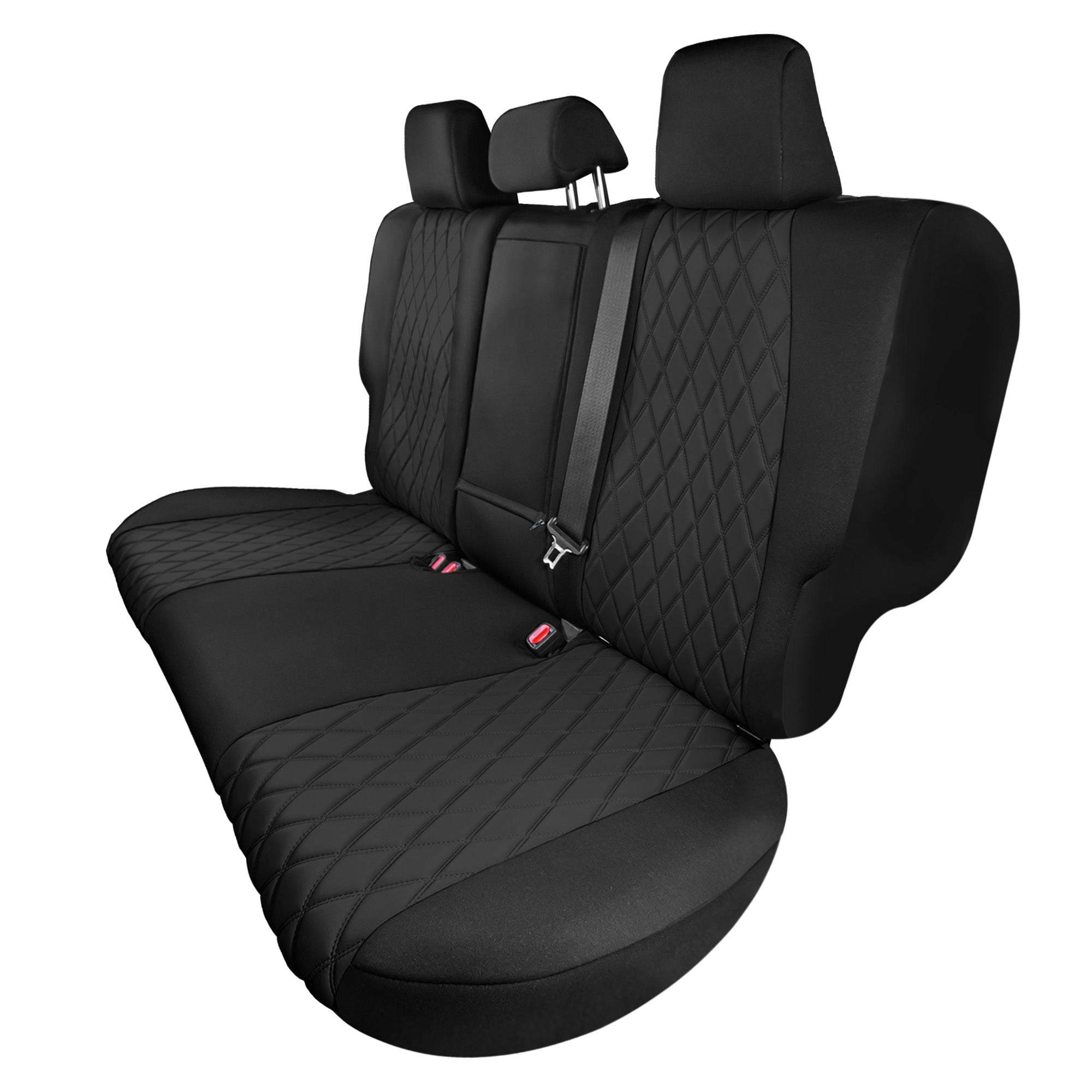 Toyota Rav4 LE XLE Limited 2019 2024 Rear Set Seat Covers Blac