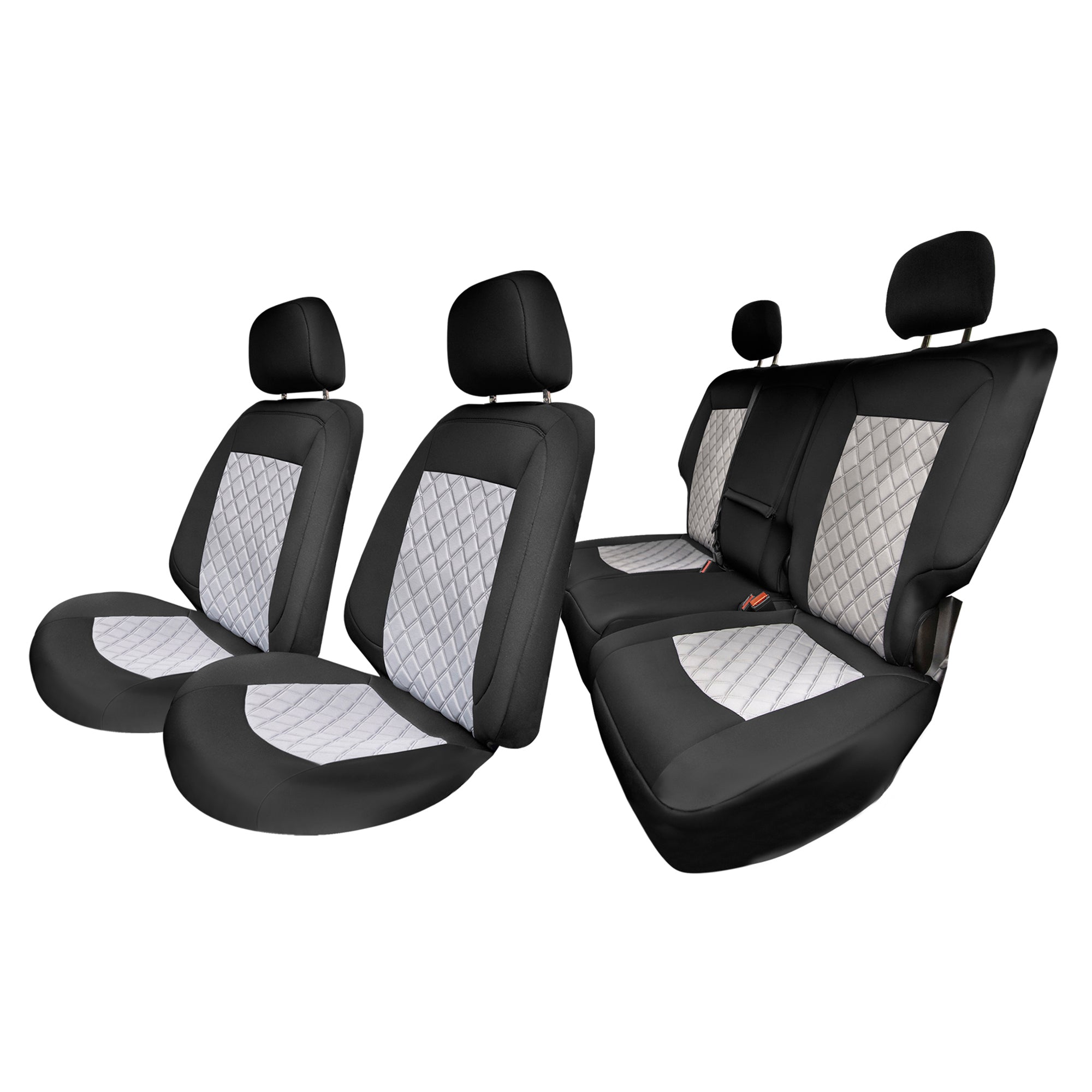Chevy Equinox 2018-2023 - Full Set Seat Covers - Gray Ultraflex Neoprene