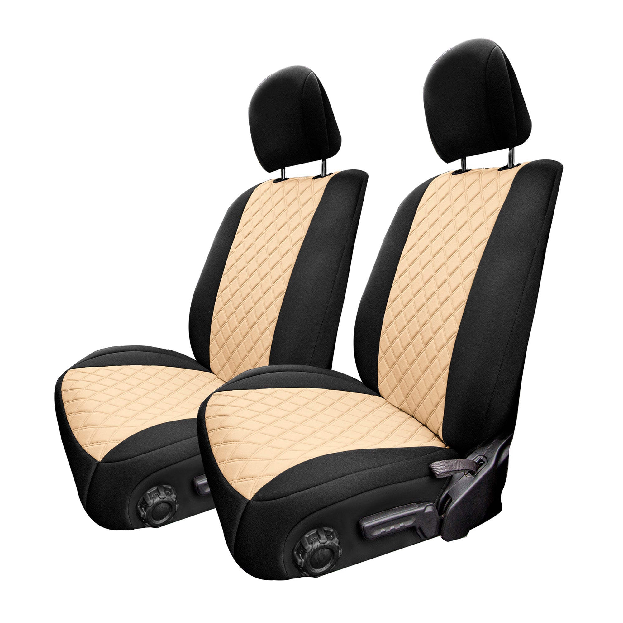 Jeep Wrangler JL 2018-2023 -  Front Set Seat Covers - Beige Ultraflex Neoprene