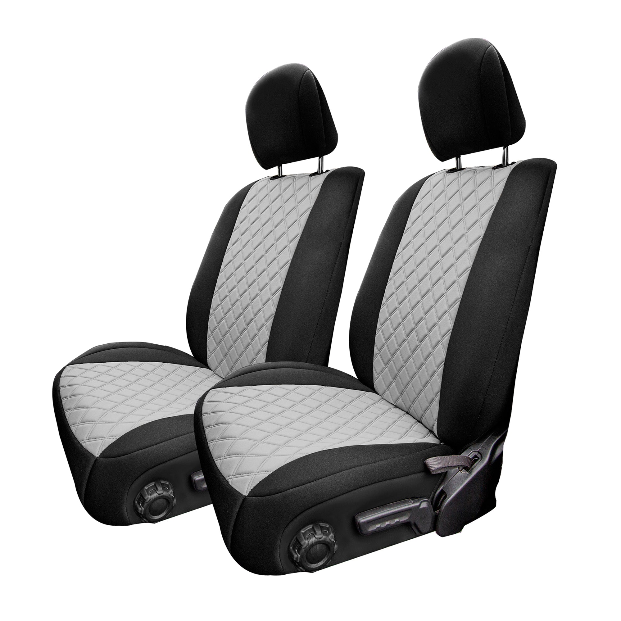 Jeep Wrangler JL 2018-2023 -  Front Set Seat Covers - Gray Ultraflex Neoprene