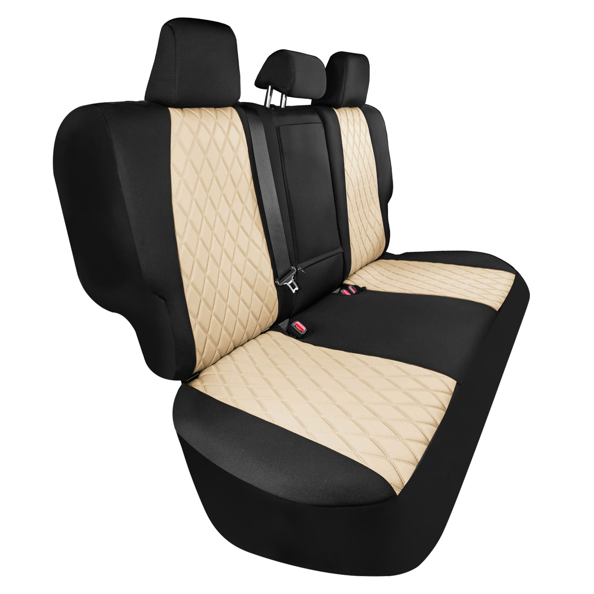 Toyota Rav4 LE | XLE | Limited 2019-2024  - Rear Set Seat Covers - Beige Ultraflex Neoprene