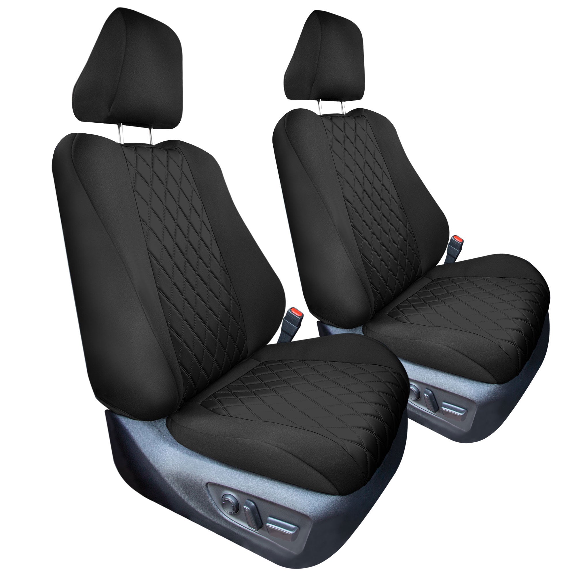 Toyota Rav4 LE | XLE | Limited 2019-2024  - Front Set Seat Covers - Black Ultraflex Neoprene