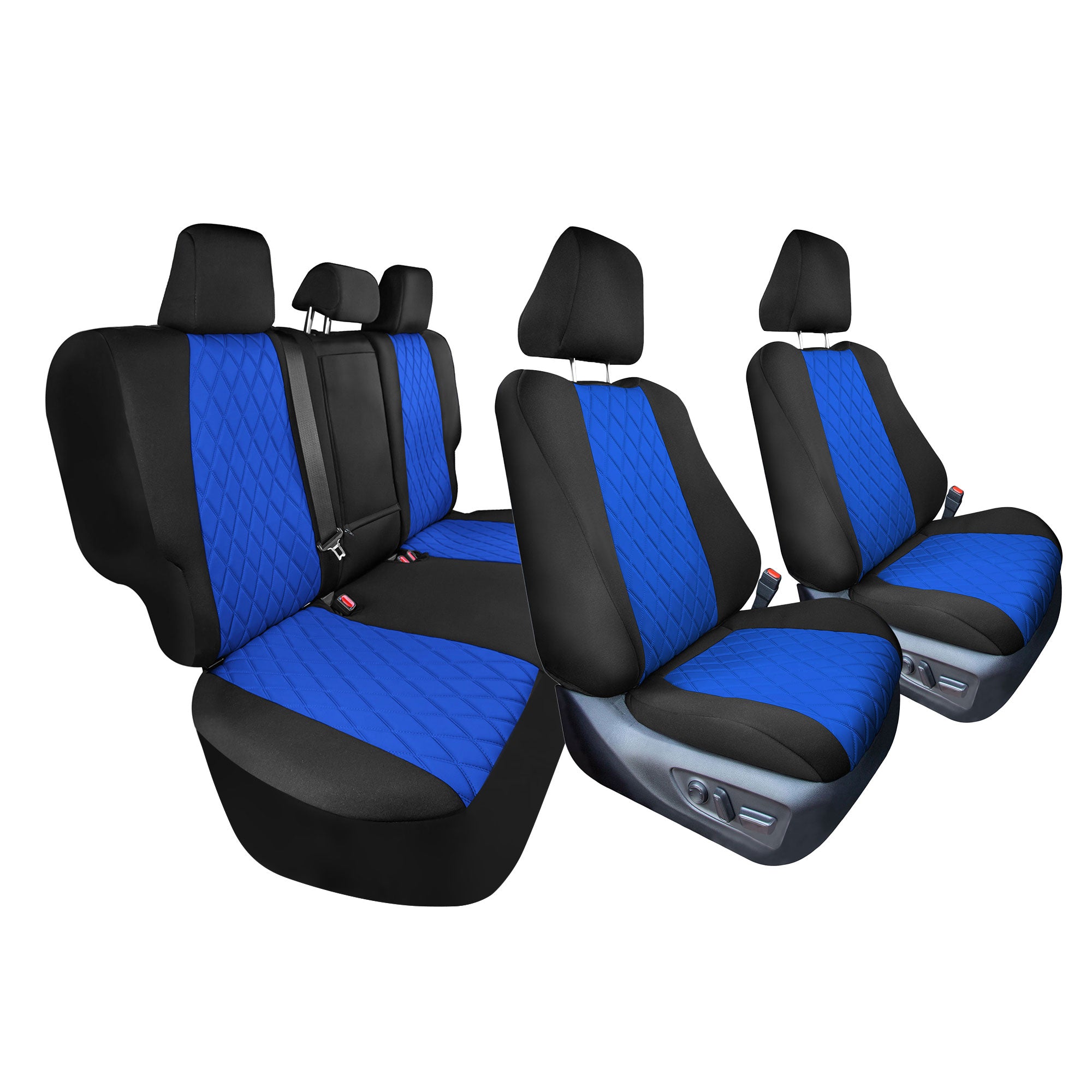 Toyota Rav4 LE | XLE | Limited 2019-2024  - Full Set Seat Covers - Blue Ultraflex Neoprene