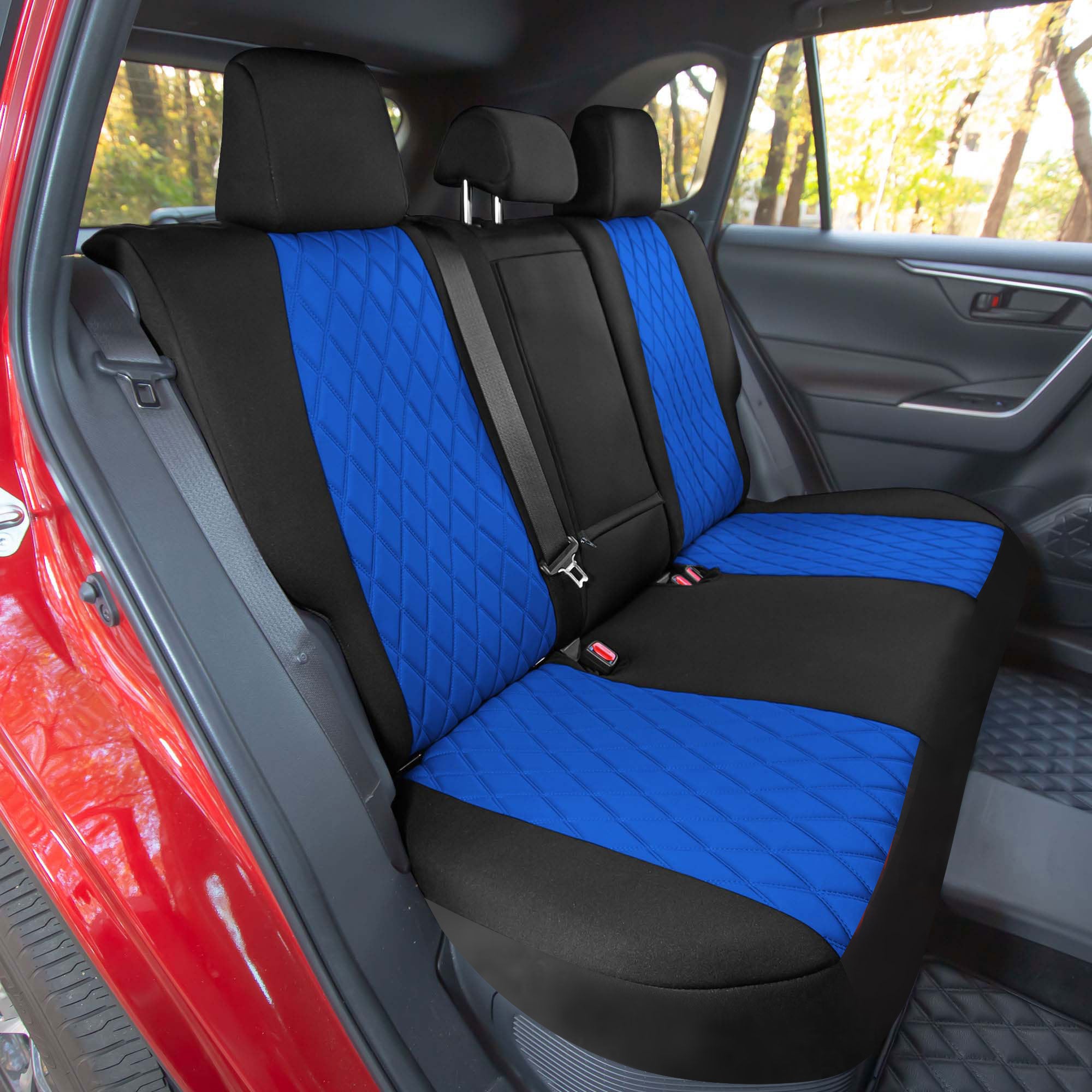 Toyota Rav4 LE | XLE | Limited 2019-2024  - Full Set Seat Covers - Blue Ultraflex Neoprene