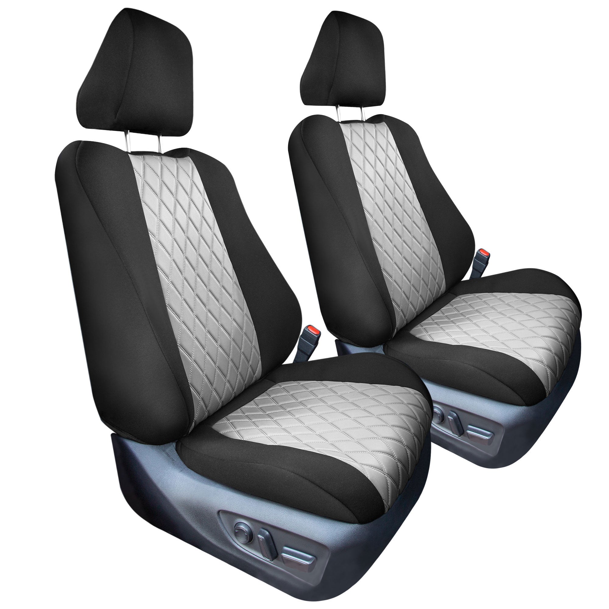 Toyota Rav4 LE | XLE | Limited 2019-2024  - Front Set Seat Covers - Gray Ultraflex Neoprene