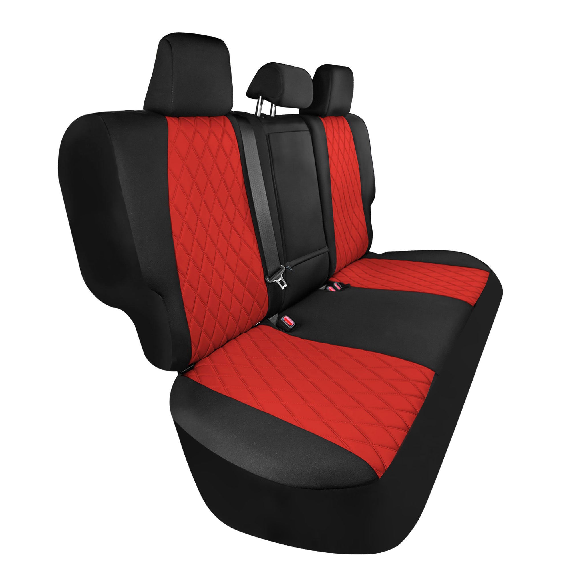 Toyota Rav4 LE | XLE | Limited 2019-2024  - Rear Set Seat Covers - Red Ultraflex Neoprene