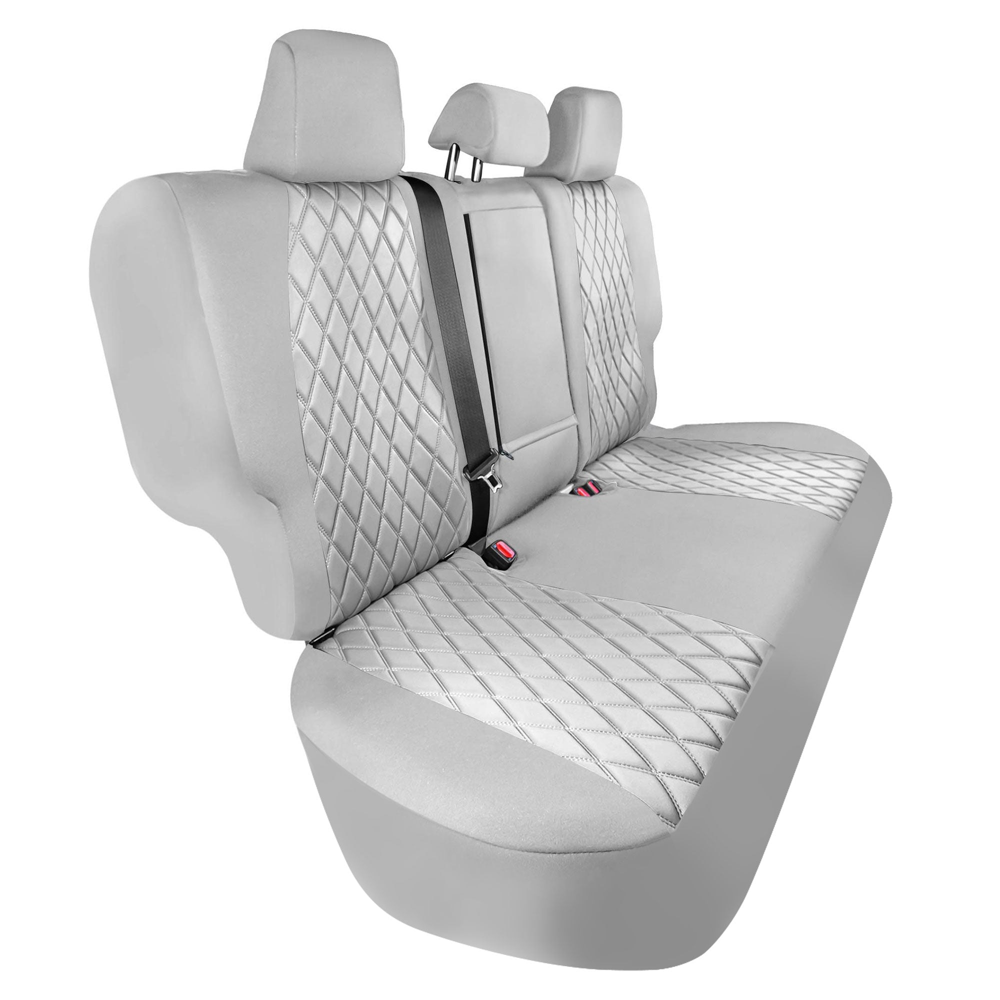 Toyota Rav4 LE | XLE | Limited 2019-2024  - Rear Set Seat Covers - Solid Gray Ultraflex Neoprene