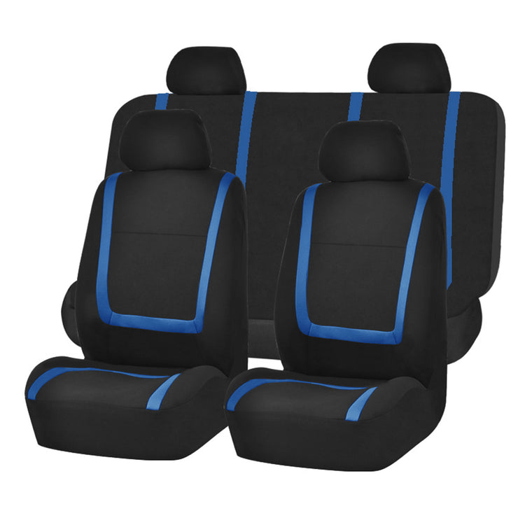 FH Group Cloth Universal Fit Car Seat Covers for Truck SUV Van - Choose Style