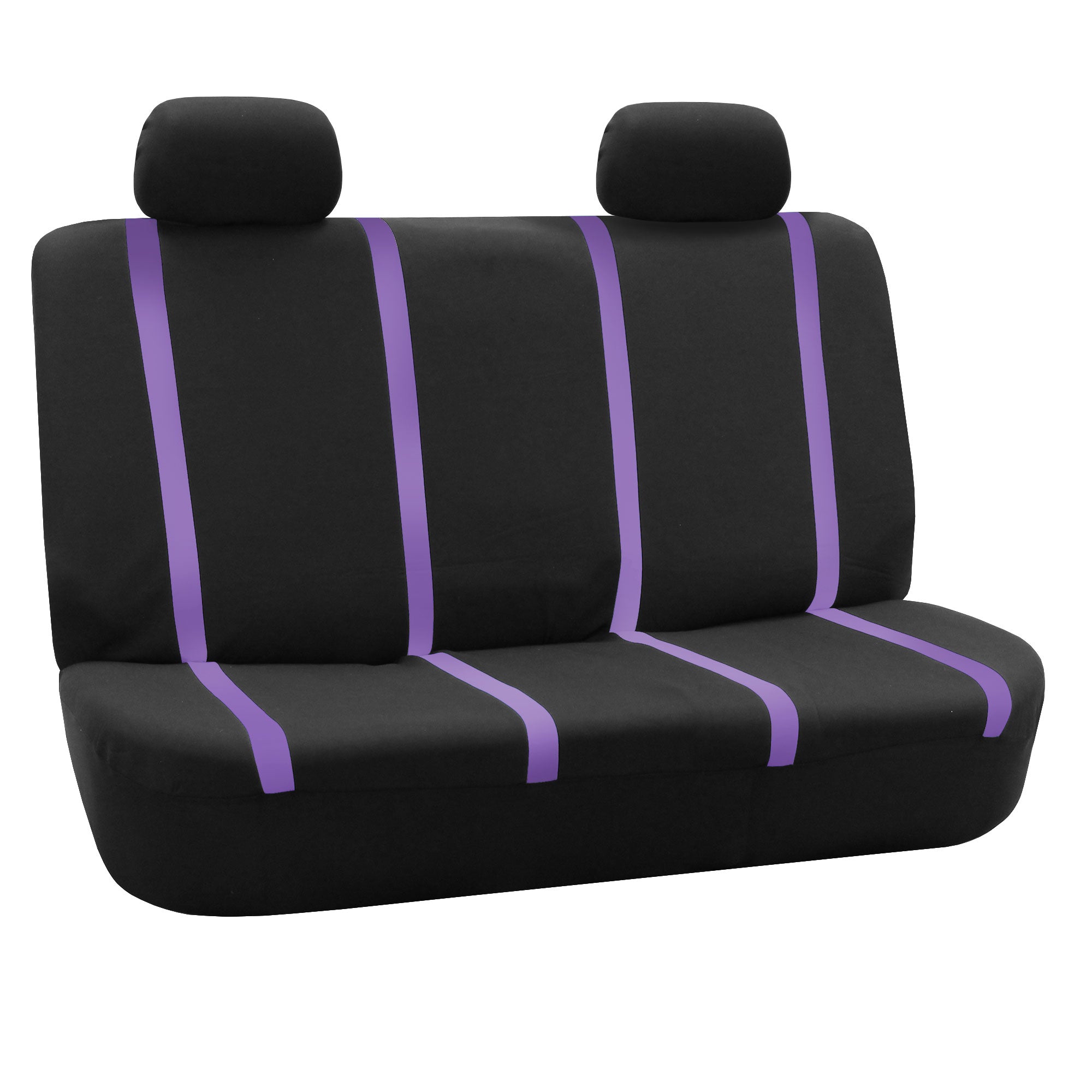 Unique Flat Cloth Seat Covers - Rear Purple