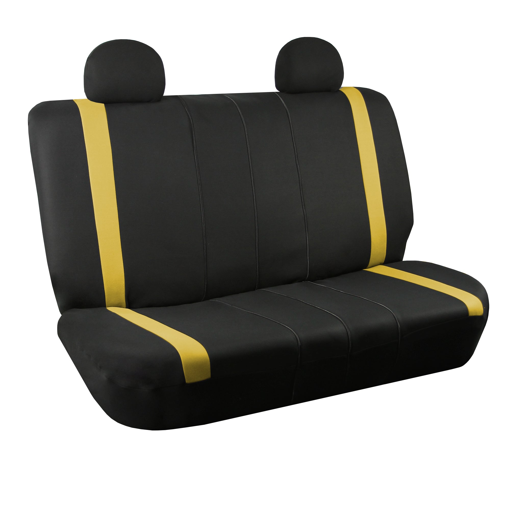 Unique Flat Cloth Seat Covers - Rear Yellow