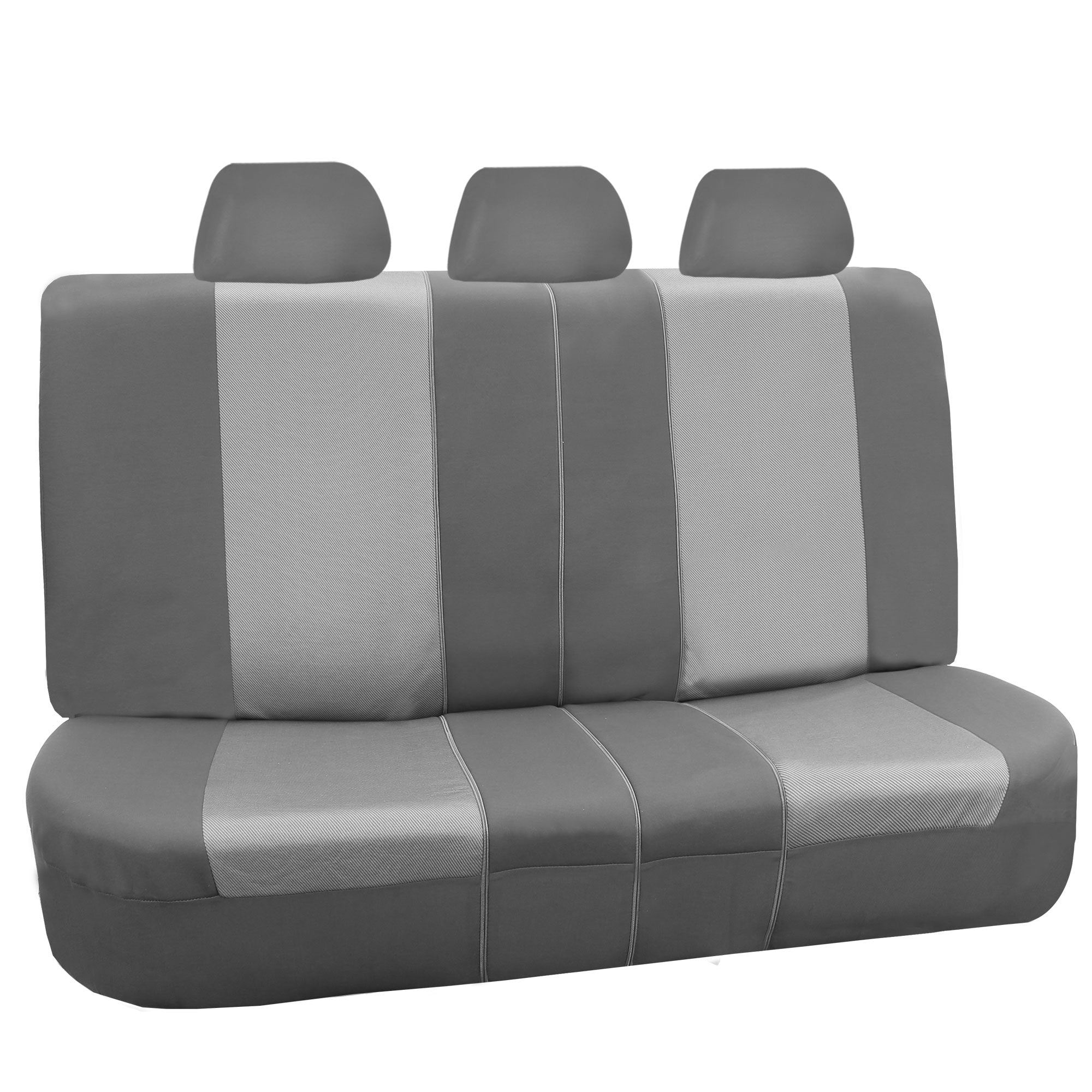 Supreme Twill Seat Covers - Rear Set Gray / Gray