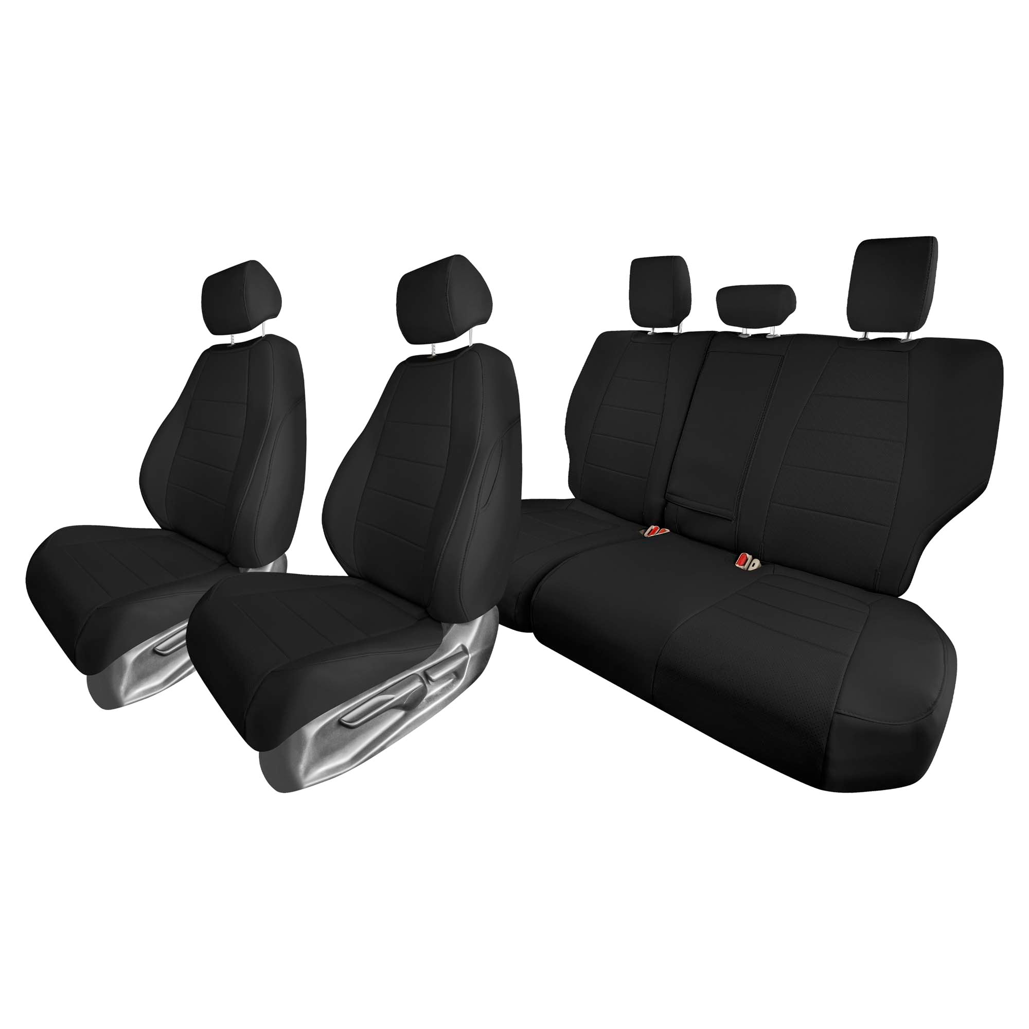 Honda CR-V 2017-2022 - Full Set Seat Covers - Black Faux Leather