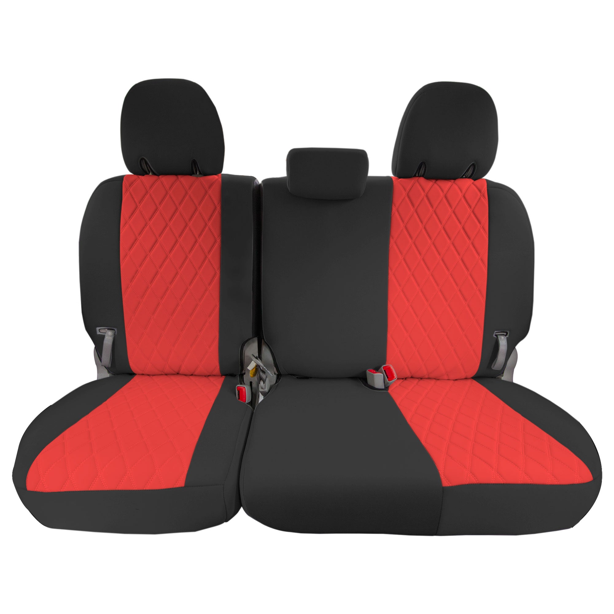 Toyota Sienna 2011 - 2020 - 3rd Row Set Seat Covers - Red Ultraflex Neoprene