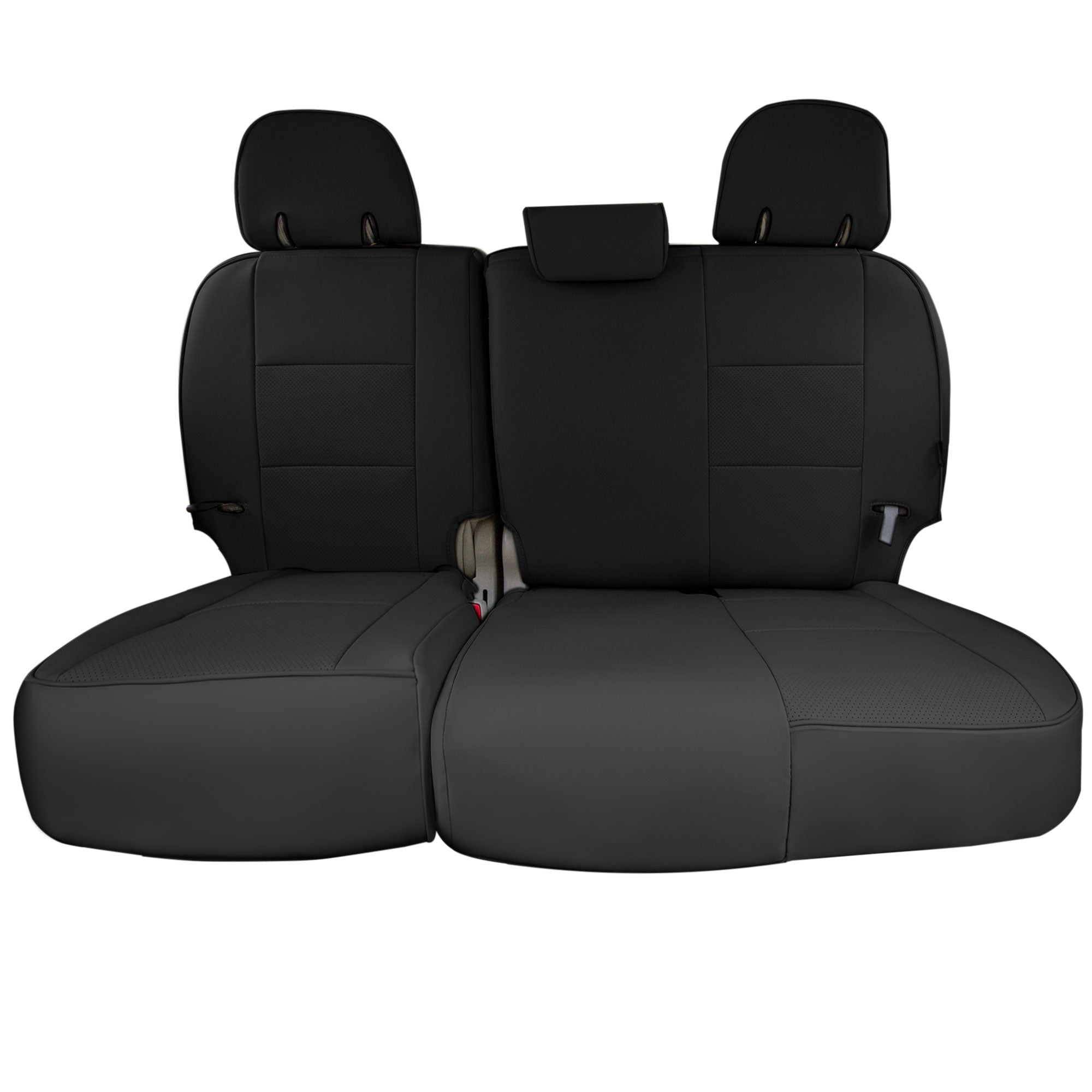 Toyota Sienna 2011 - 2020 - 3rd Row Set Seat Covers - Black Faux Leather