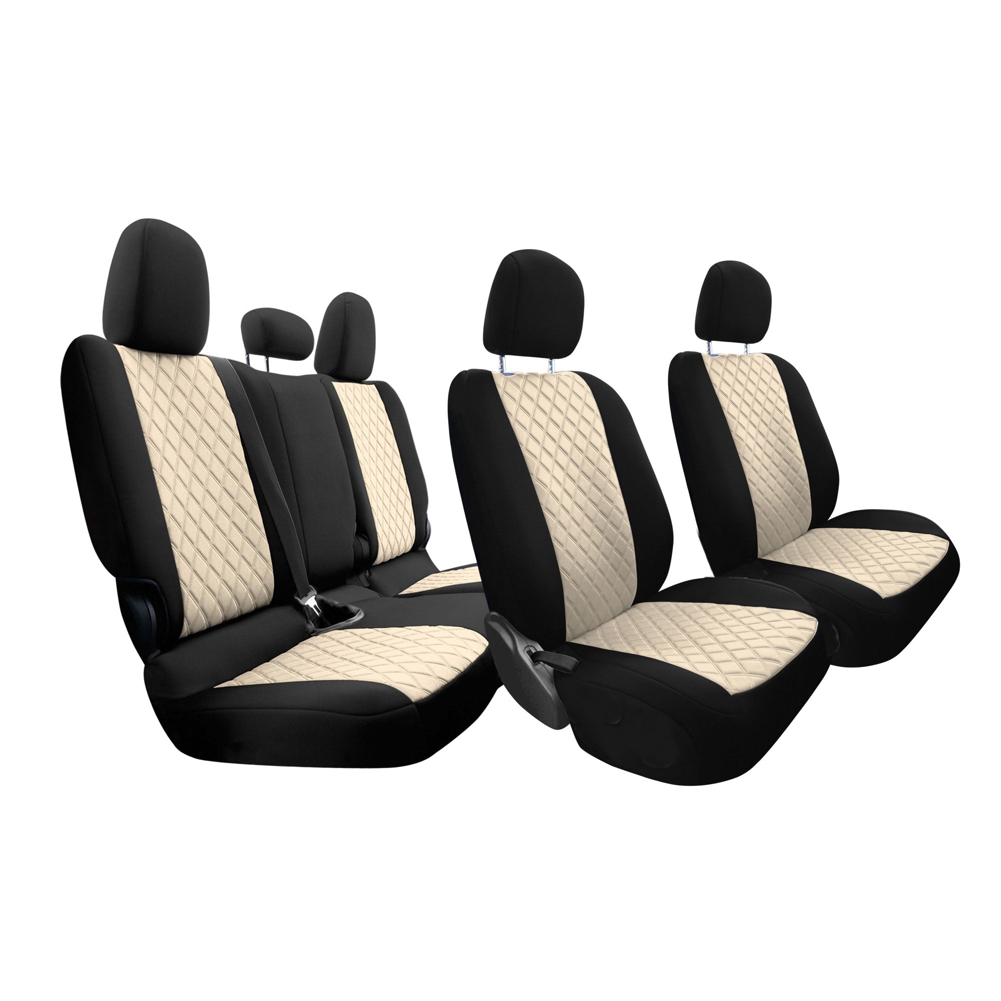 Jeep Gladiator JT 2020-2024  - Full Set Seat Covers - Beige Ultraflex Neoprene