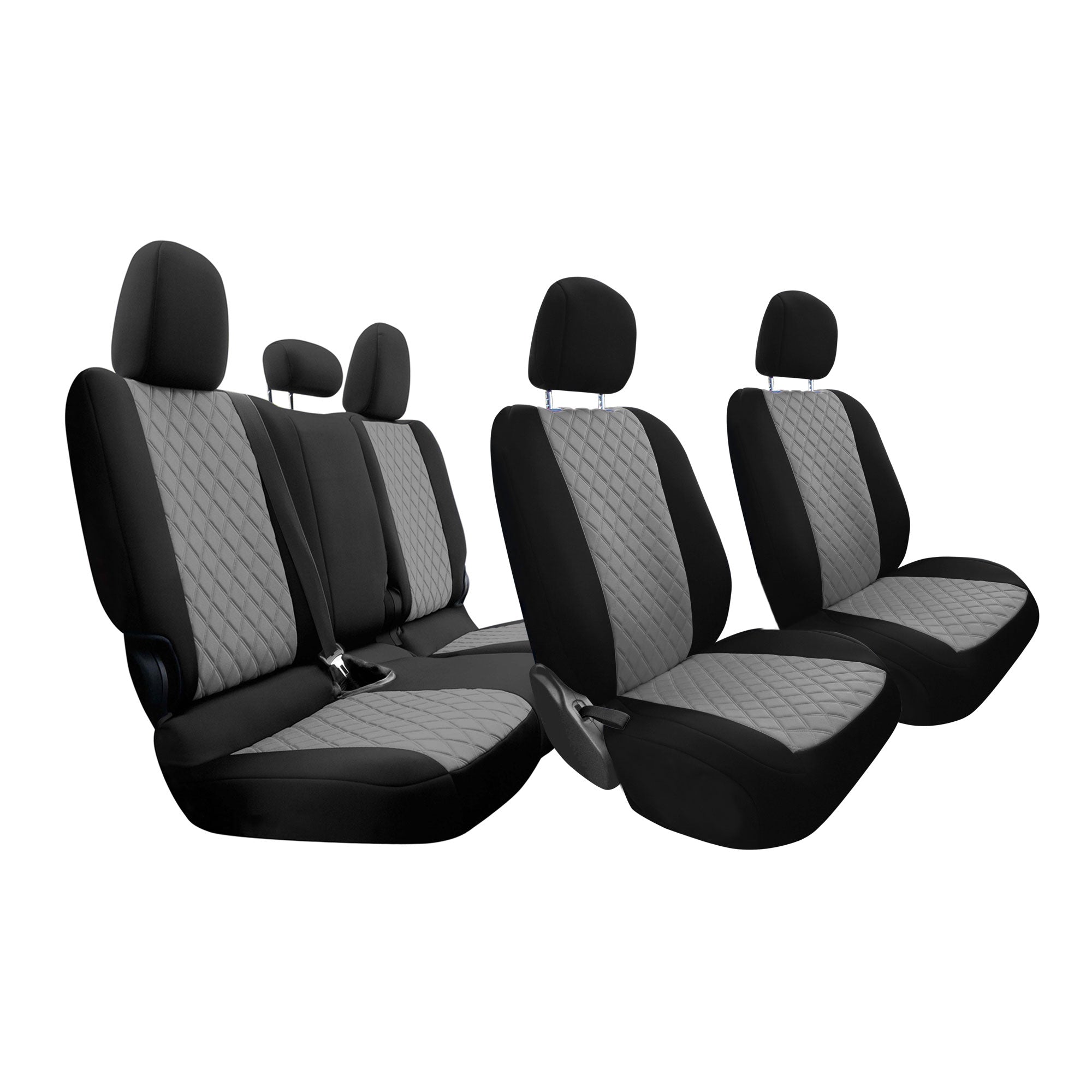 Jeep Gladiator JT 2020-2024  - Full Set Seat Covers - Gray Ultraflex Neoprene