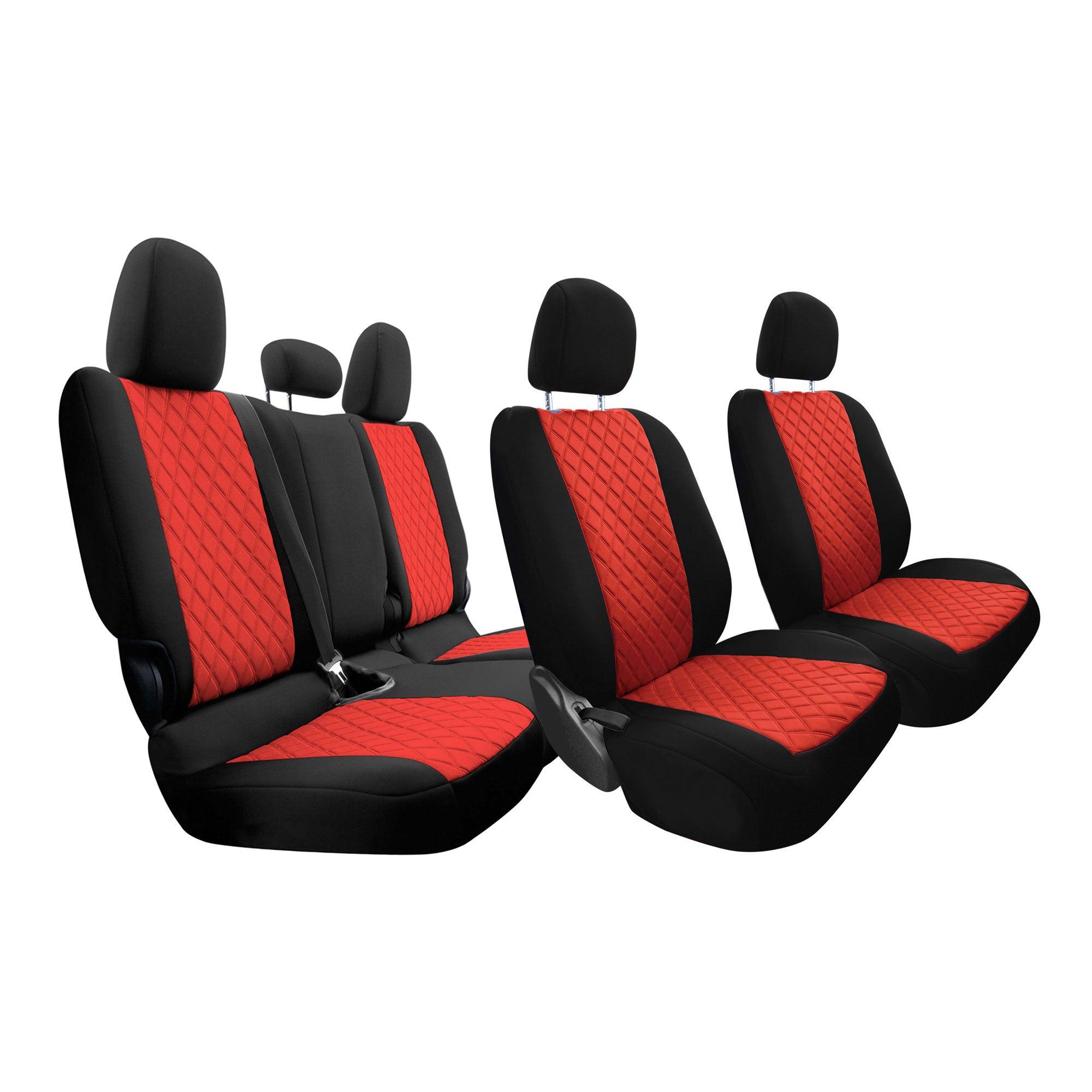 Jeep Gladiator JT 2020-2024  - Full Set Seat Covers - Red Ultraflex Neoprene