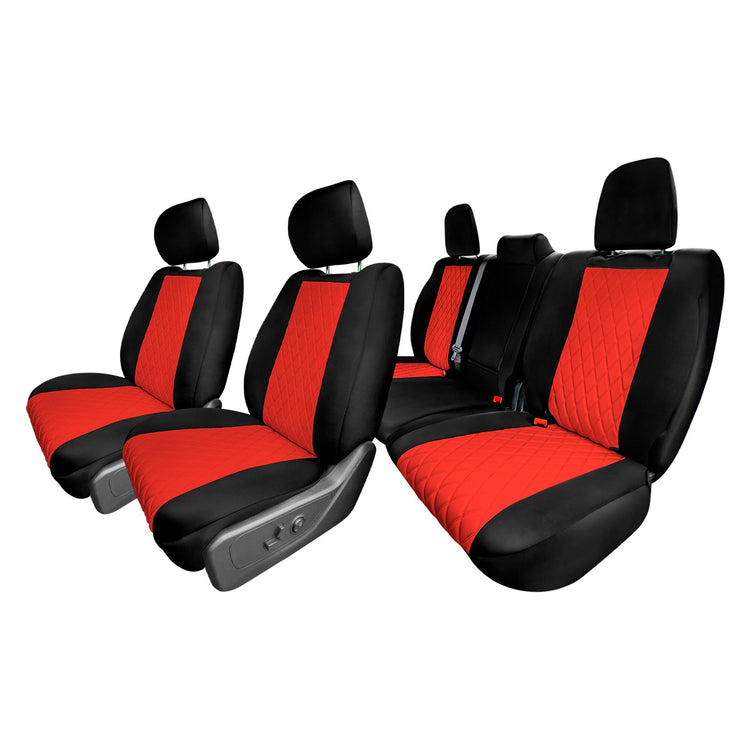 Ram Truck Car Seat Cover (Set Of 2) Ver 1 (Red)