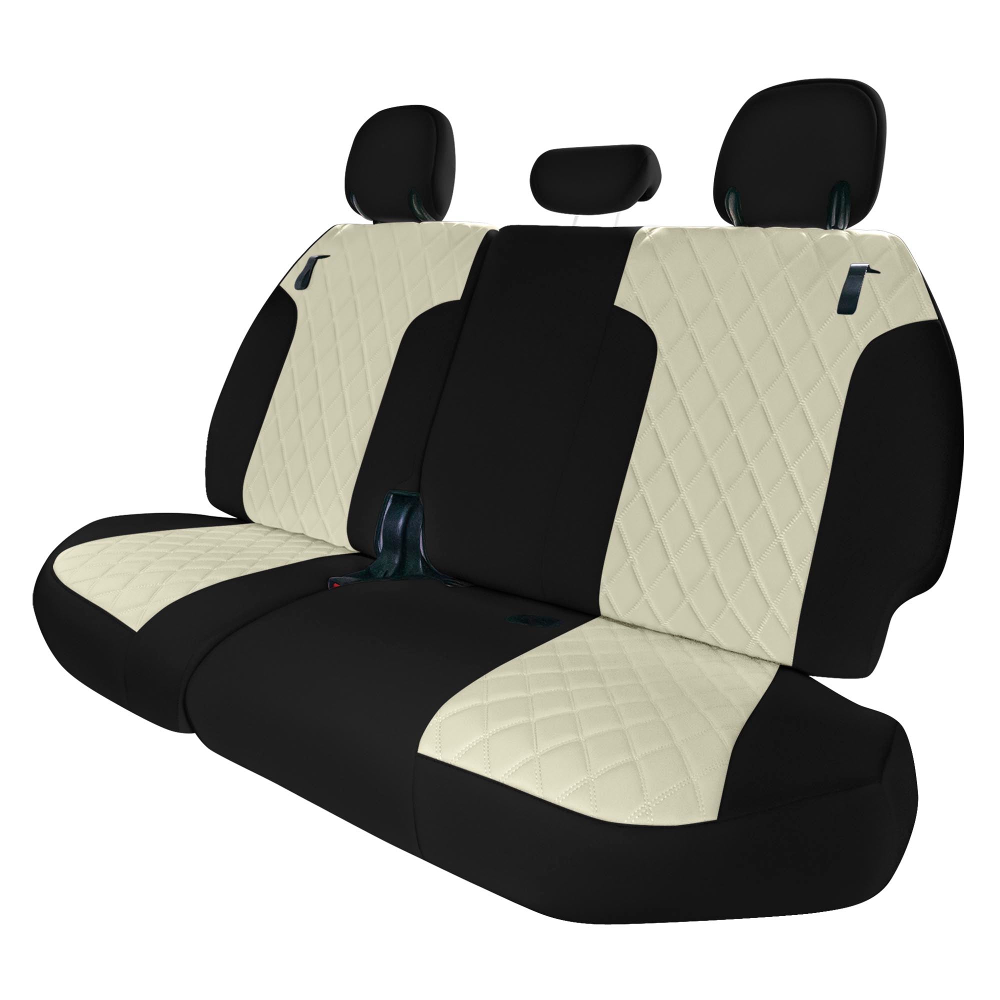 Toyota Sienna 2021 - 2024 - 3rd Row Set Seat Covers - Beige Ultraflex Neoprene