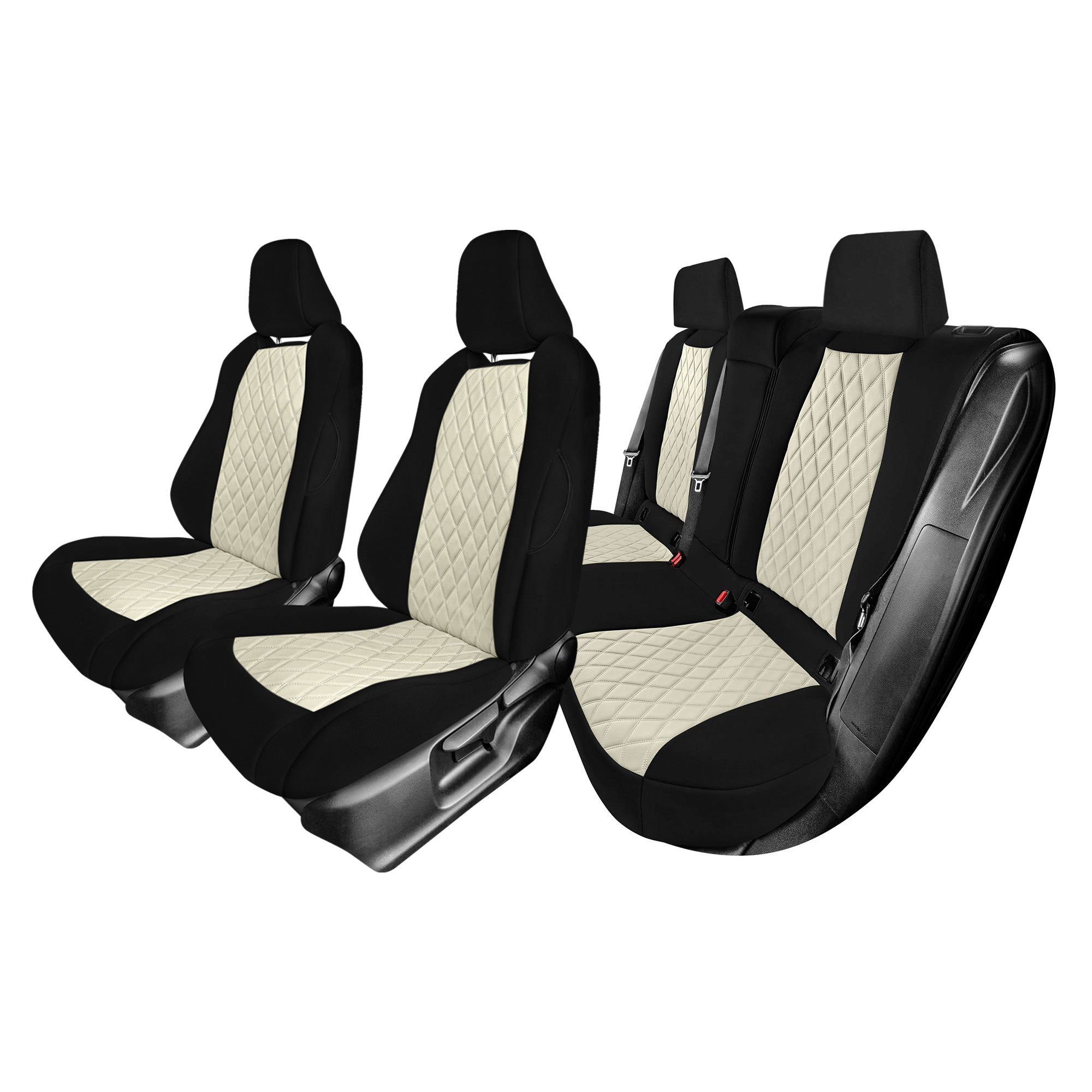 Toyota Corolla Cross - 2022-2024 - Full Set Seat Covers - Beige Ultraflex Neoprene