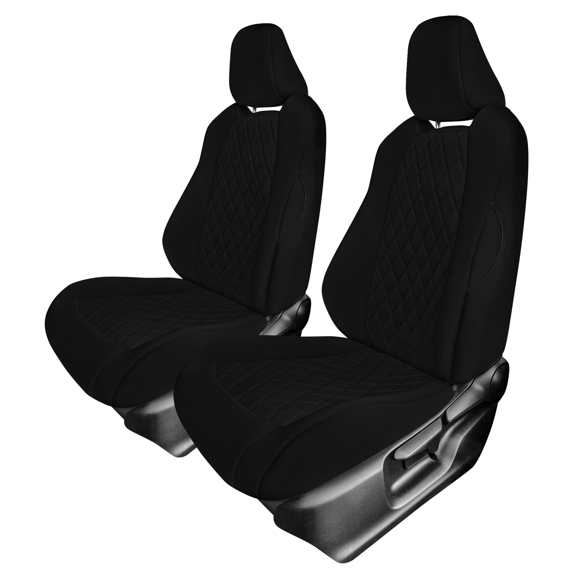 Toyota Corolla - 2020-2024 - Front Set Seat Covers - Black Ultraflex Neoprene