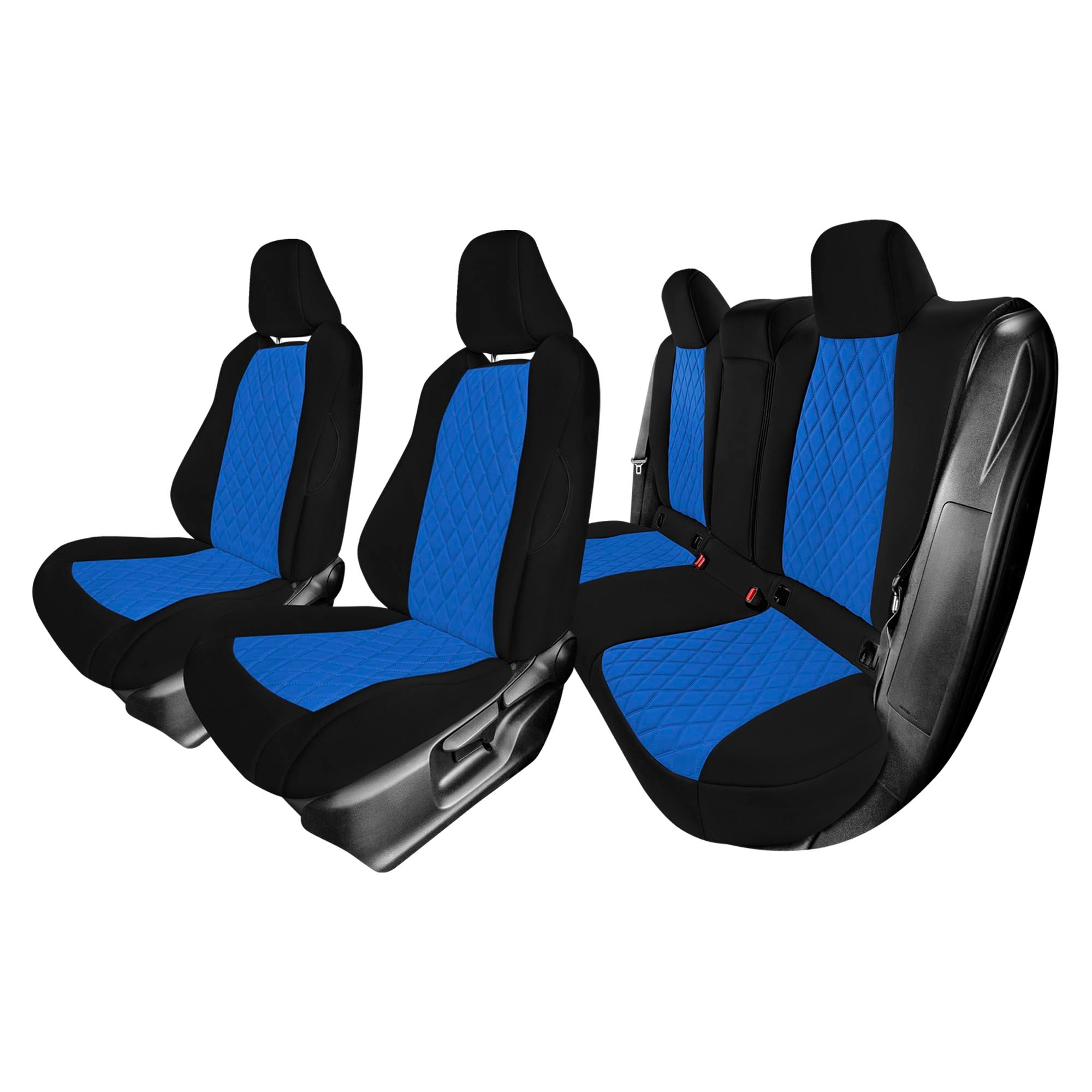 Toyota Corolla - 2020-2024 - Full Set Seat Covers - Blue Ultraflex Neoprene