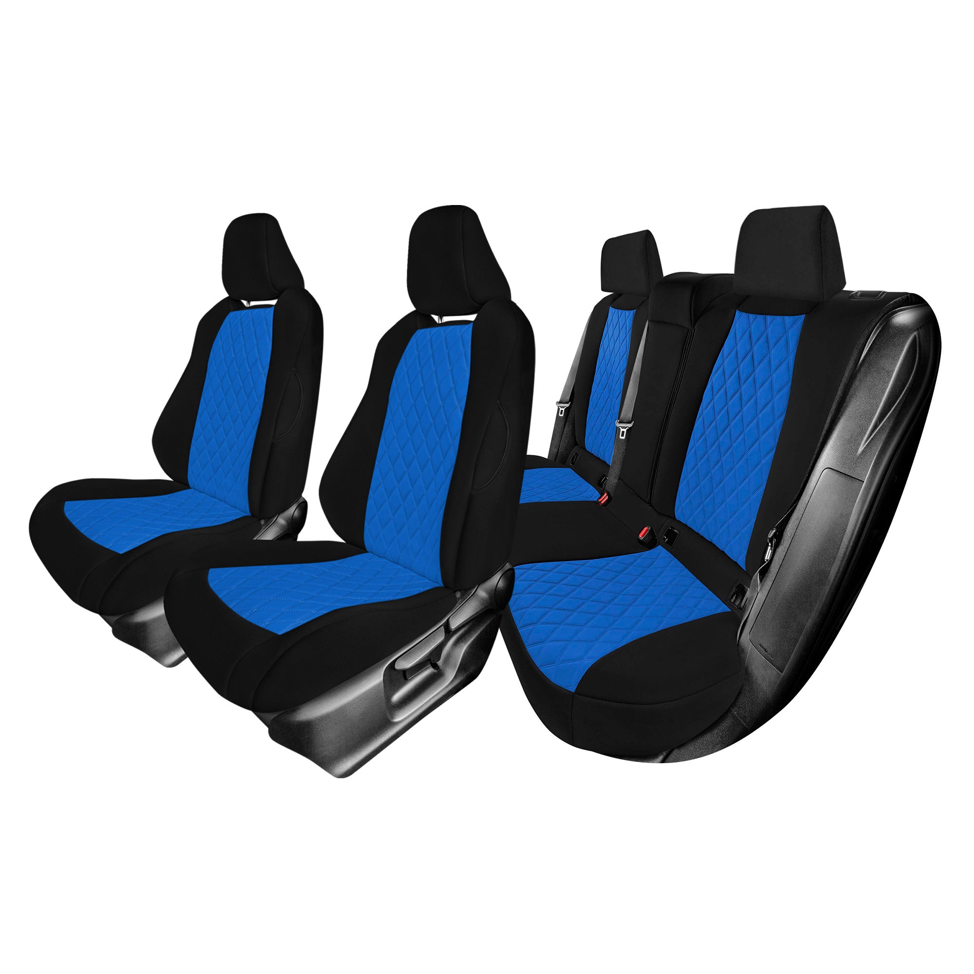 Toyota Corolla Cross - 2022-2024 - Full Set Seat Covers - Blue Ultraflex Neoprene