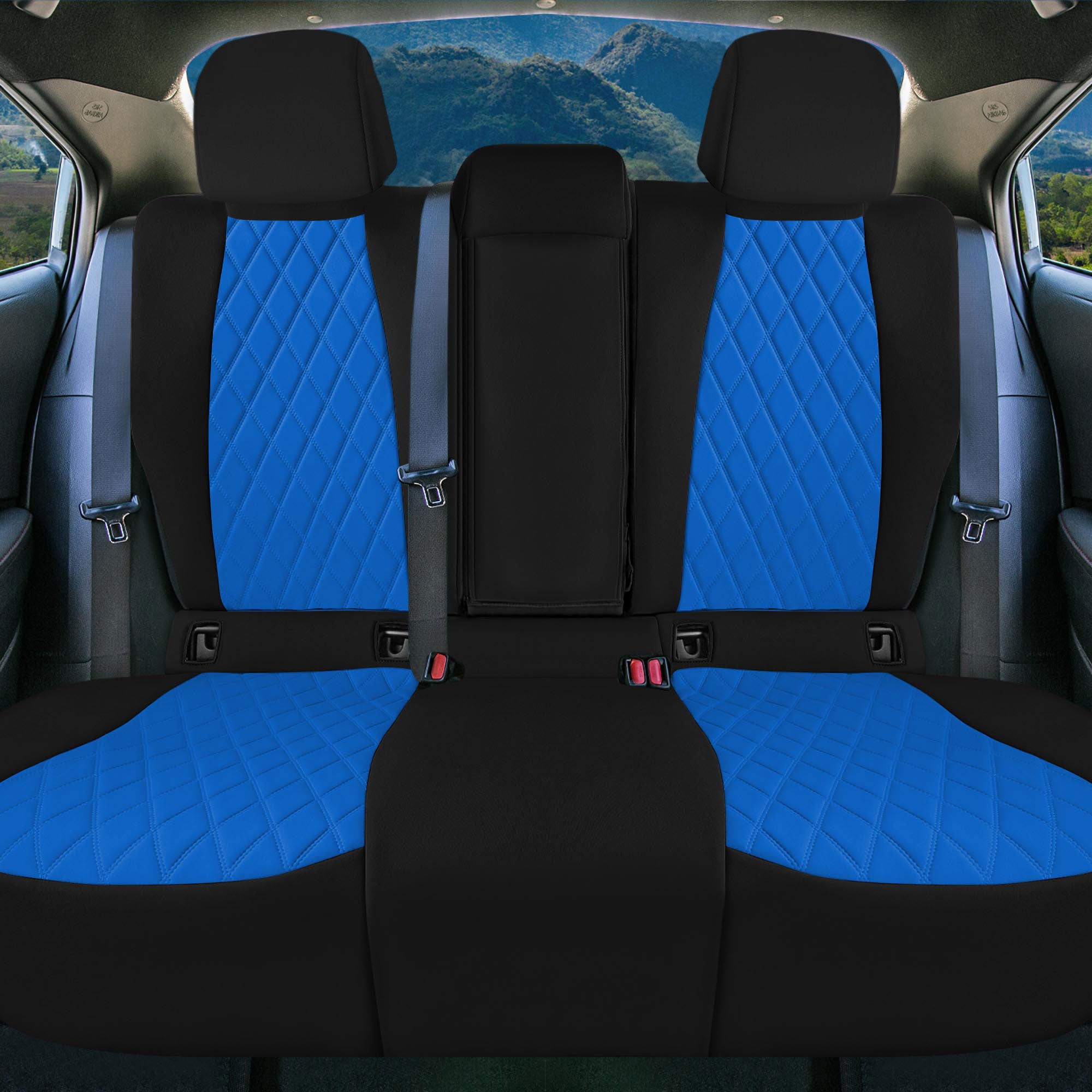 Toyota Corolla Cross - 2022-2024 - Full Set Seat Covers - Blue Ultraflex Neoprene