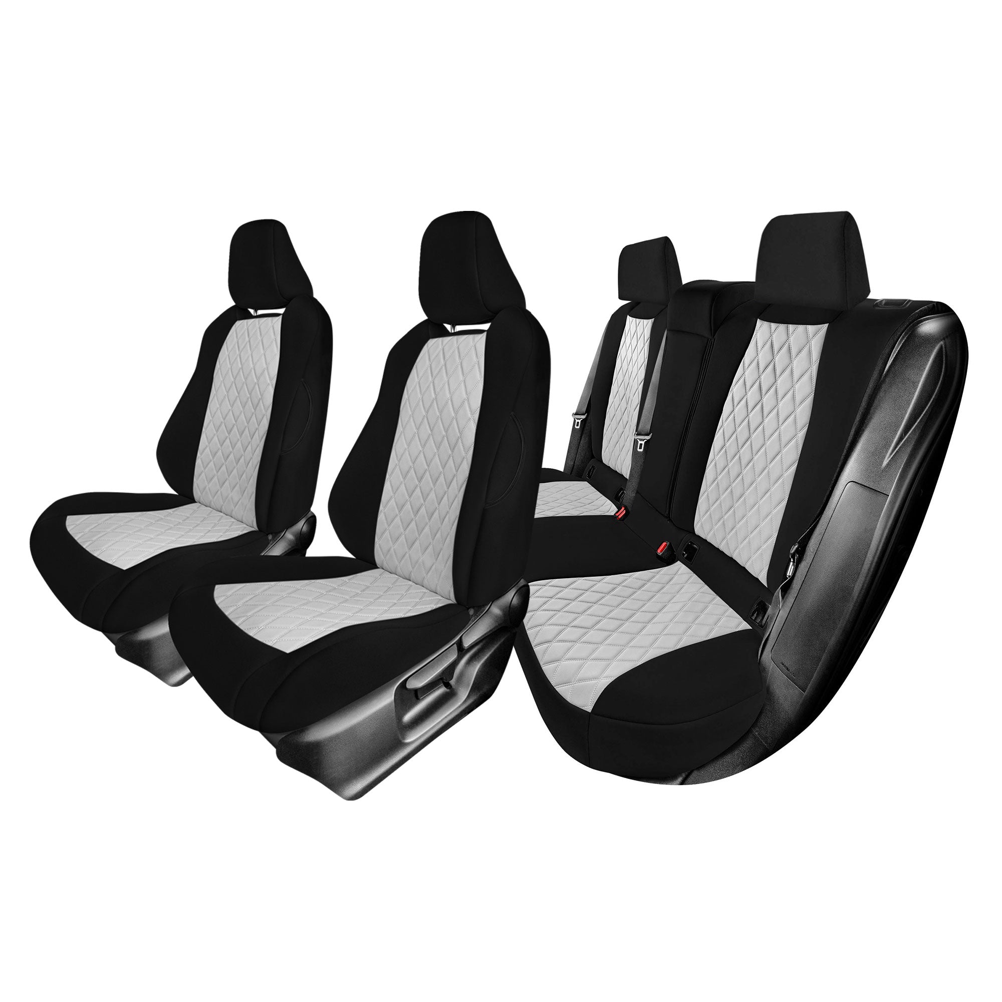 Toyota Corolla Cross - 2022-2024 - Full Set Seat Covers - Gray Ultraflex Neoprene