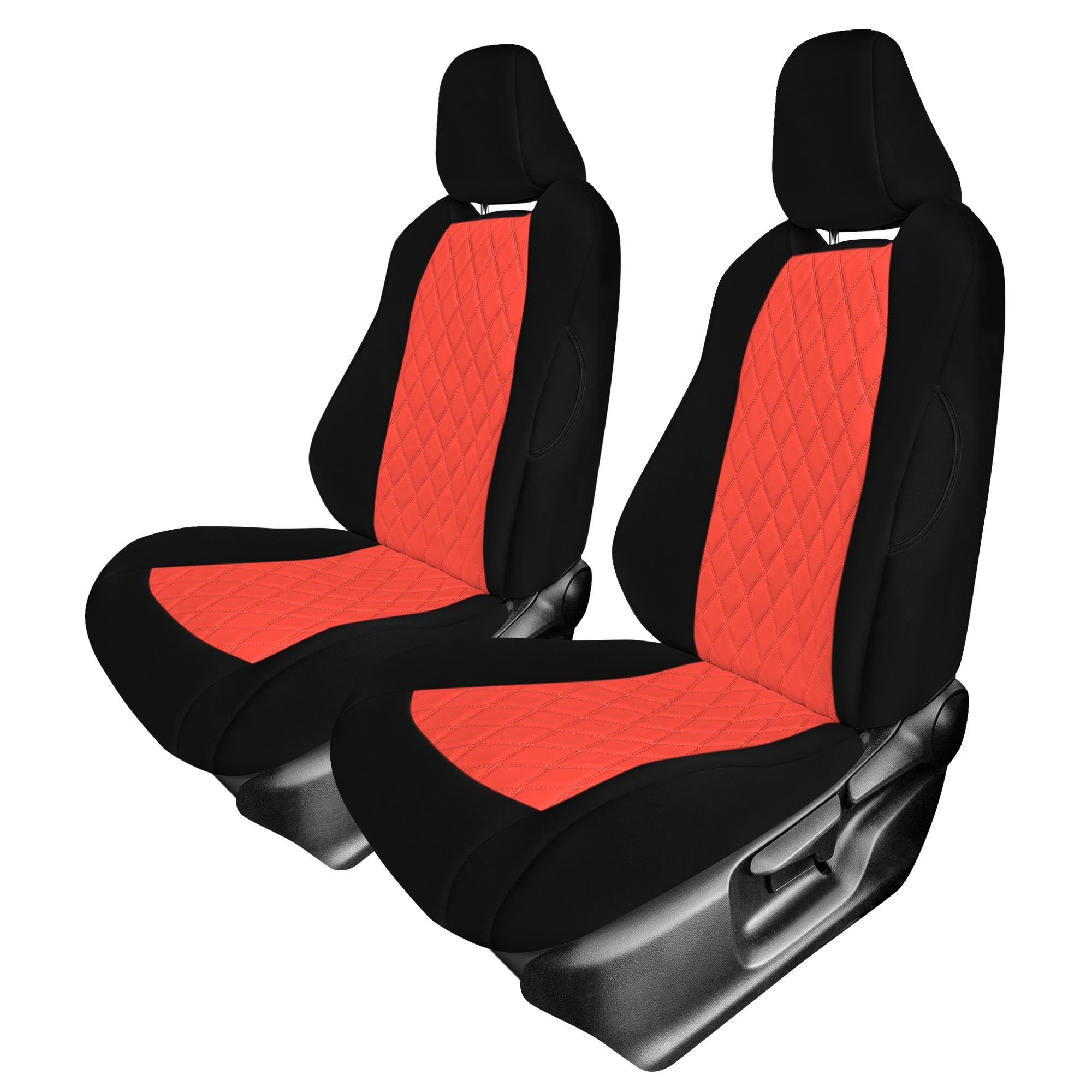 Toyota Corolla - 2020-2024 - Front Set Seat Covers - Red Ultraflex Neoprene