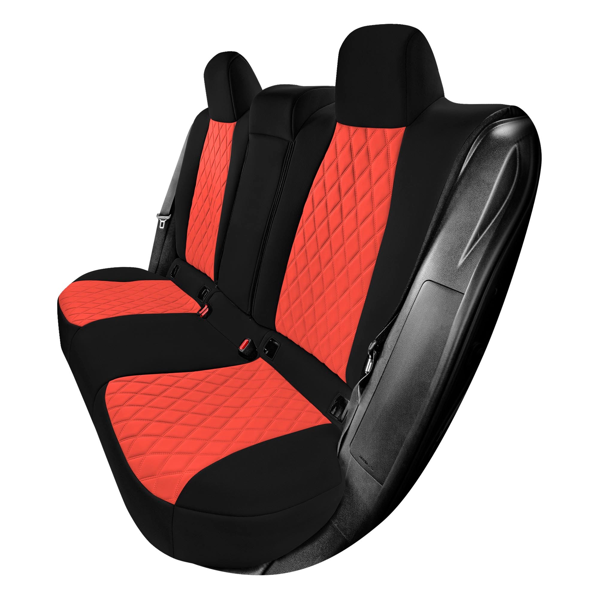 Toyota Corolla - 2020-2024 - Rear Set Seat Covers - Red Ultraflex Neoprene