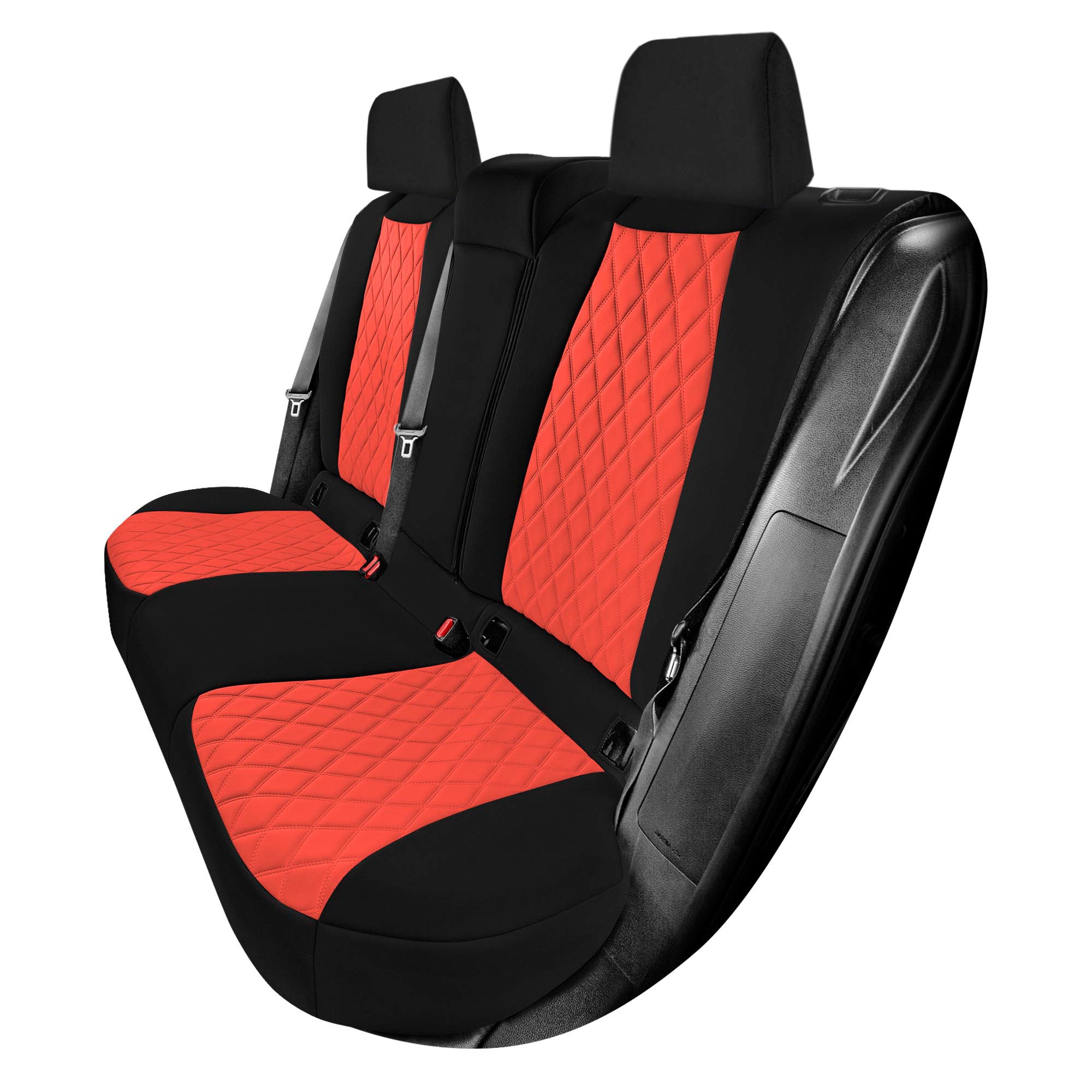 Toyota Corolla Cross - 2022-2024 - Rear Set Seat Covers - Red Ultraflex Neoprene