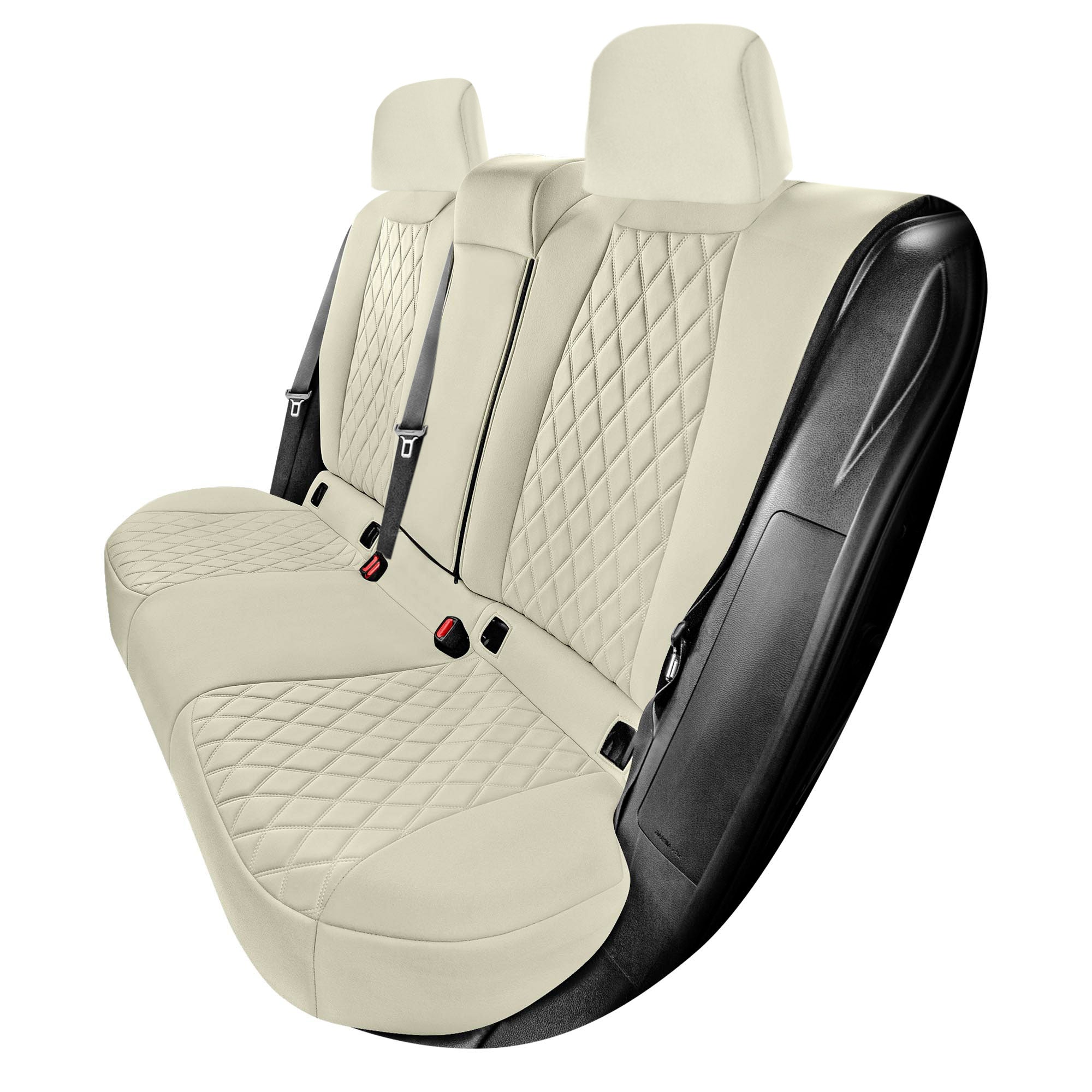 Toyota Corolla Cross - 2022-2024 - Rear Set Seat Covers - Solid Beige Ultraflex Neoprene