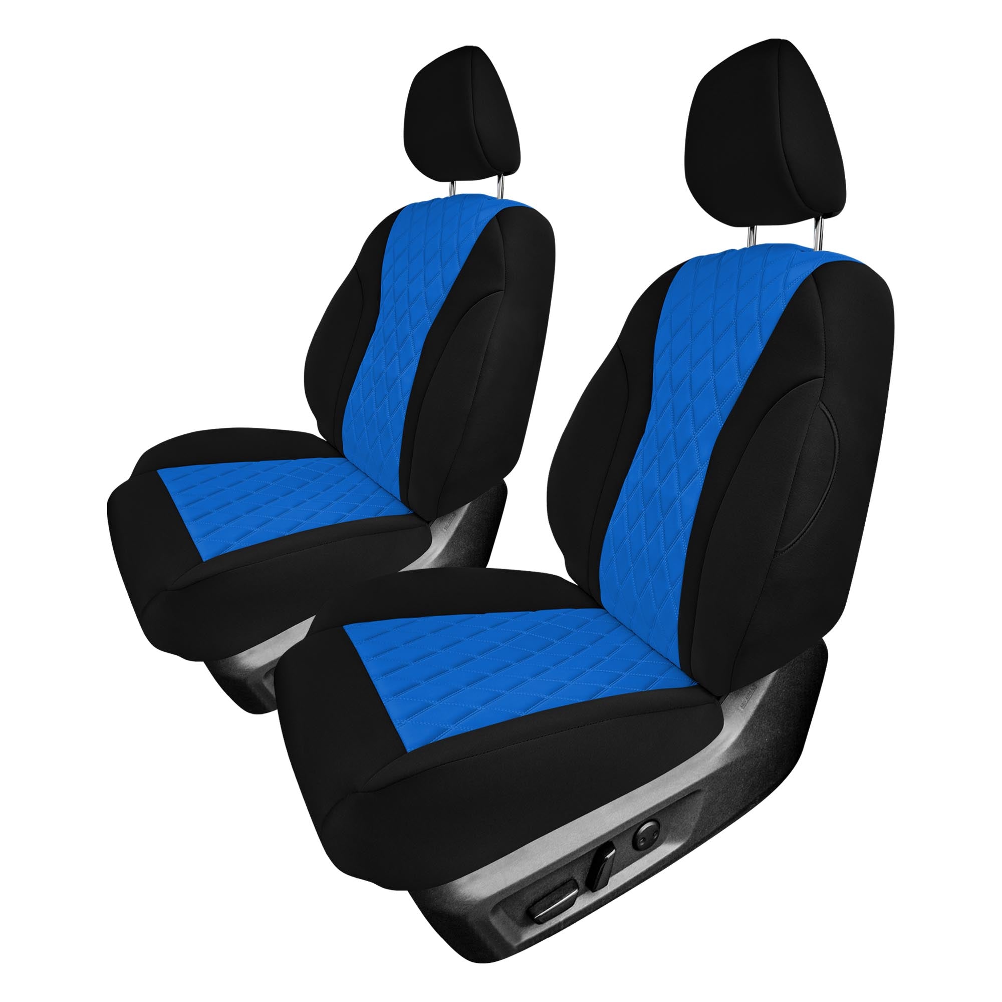 Nissan Rogue - 2021-2024 - Front Set Seat Covers - Blue Ultraflex Neoprene