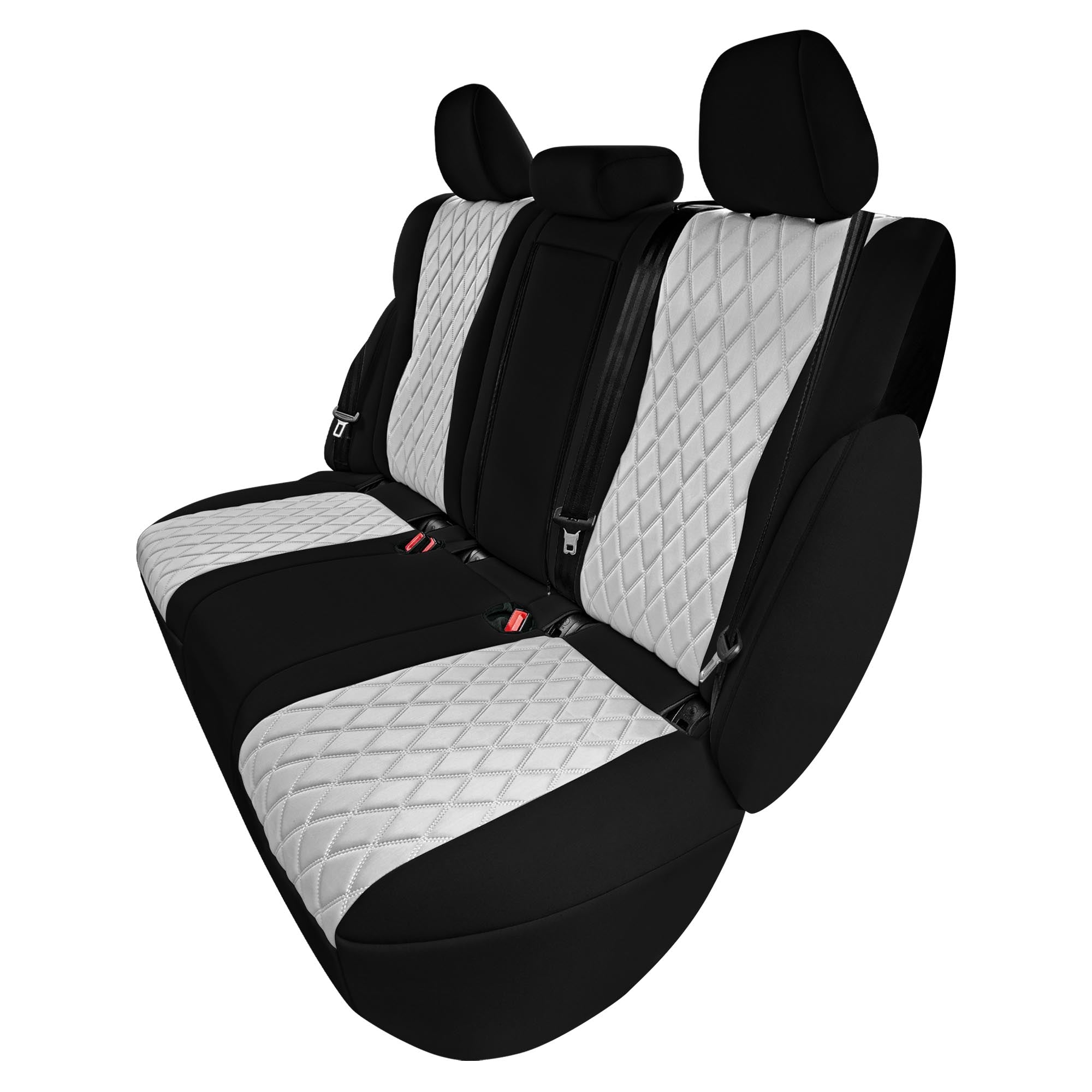 Nissan Rogue - 2021-2024 - Rear Set Seat Covers - Gray Ultraflex Neoprene