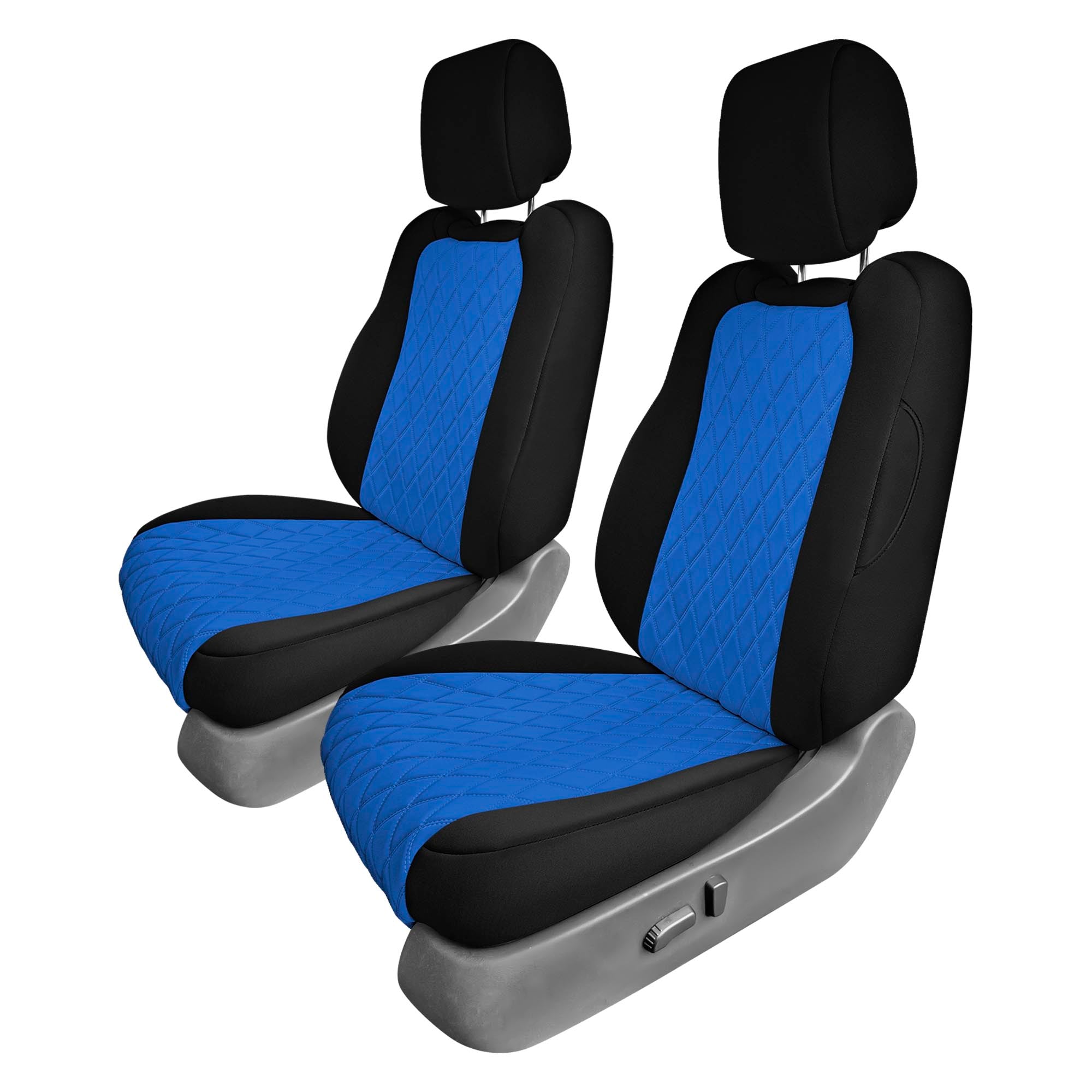 Nissan Frontier - 2022-2024 - Front Set Seat Covers - Blue Ultraflex Neoprene