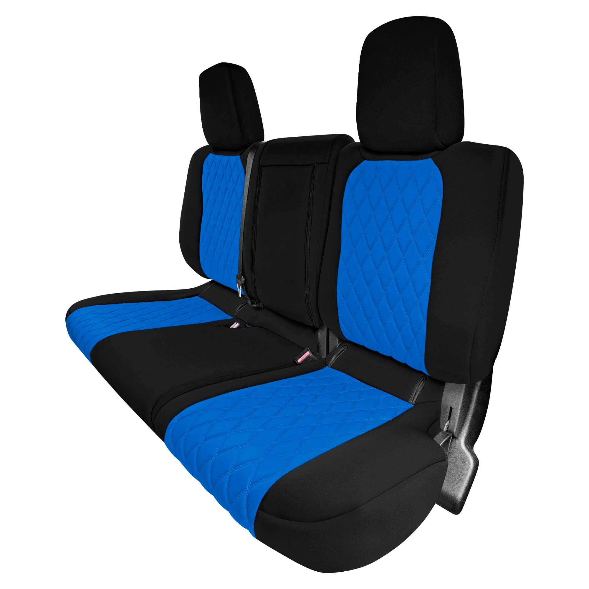 Nissan Frontier - 2022-2024 - Rear Set Seat Covers - Blue Ultraflex Neoprene