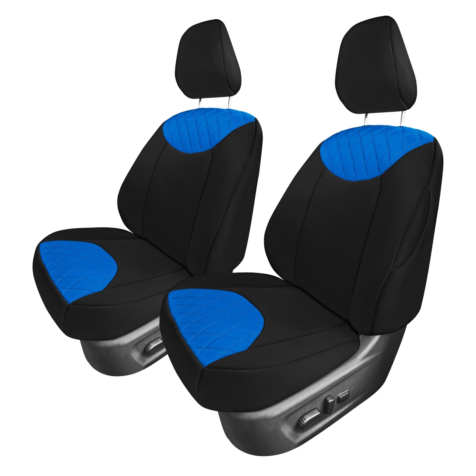 Nissan Altima - 2019 - 2023 - Front Set Seat Covers - Blue Ultraflex Neoprene