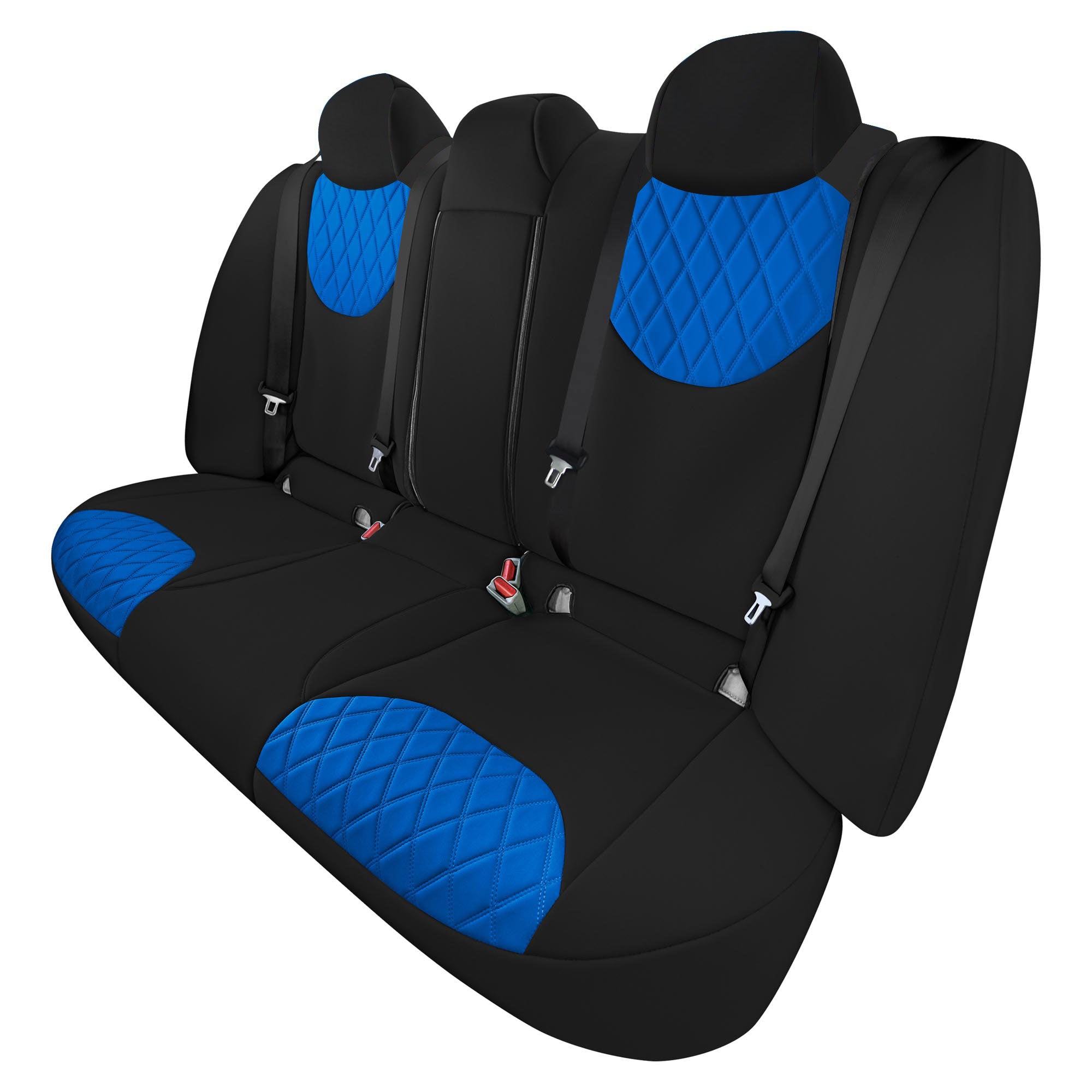 Nissan Altima - 2019 - 2025 - Rear Set Seat Covers - Blue Ultraflex Neoprene