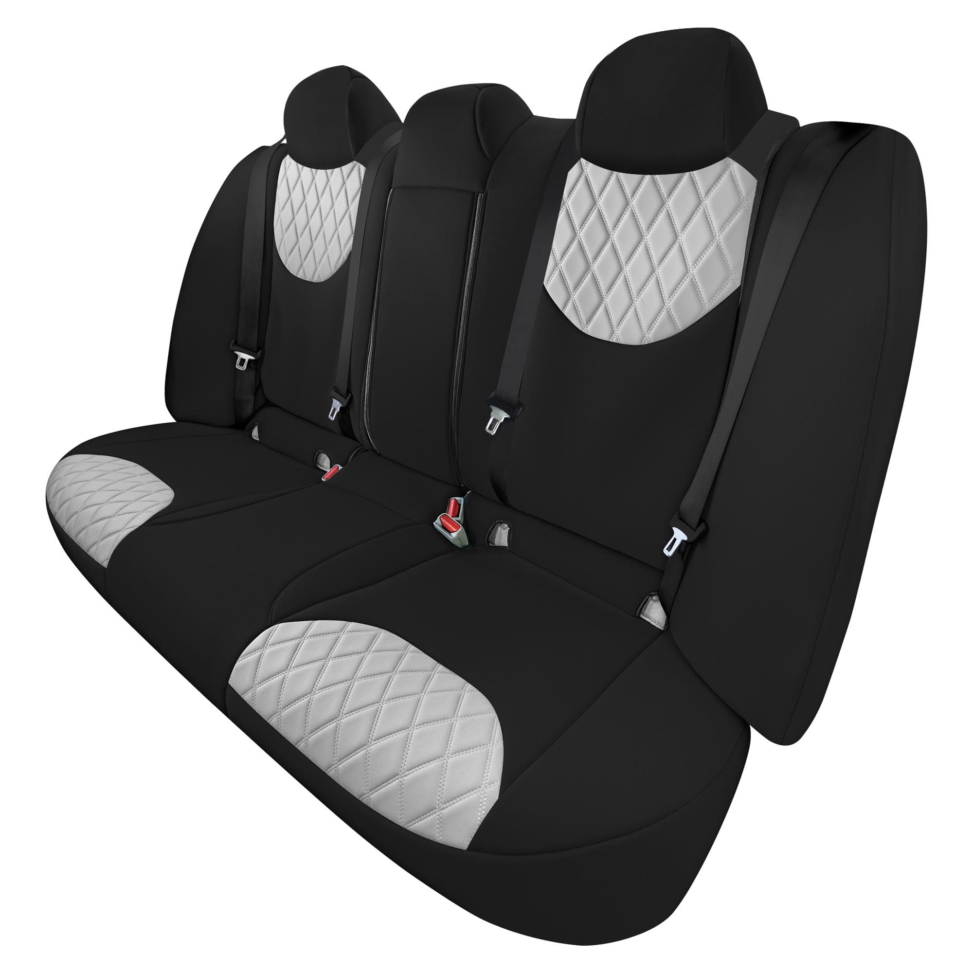 Nissan Altima - 2019 - 2023 - Rear Set Seat Covers - Gray Ultraflex Neoprene