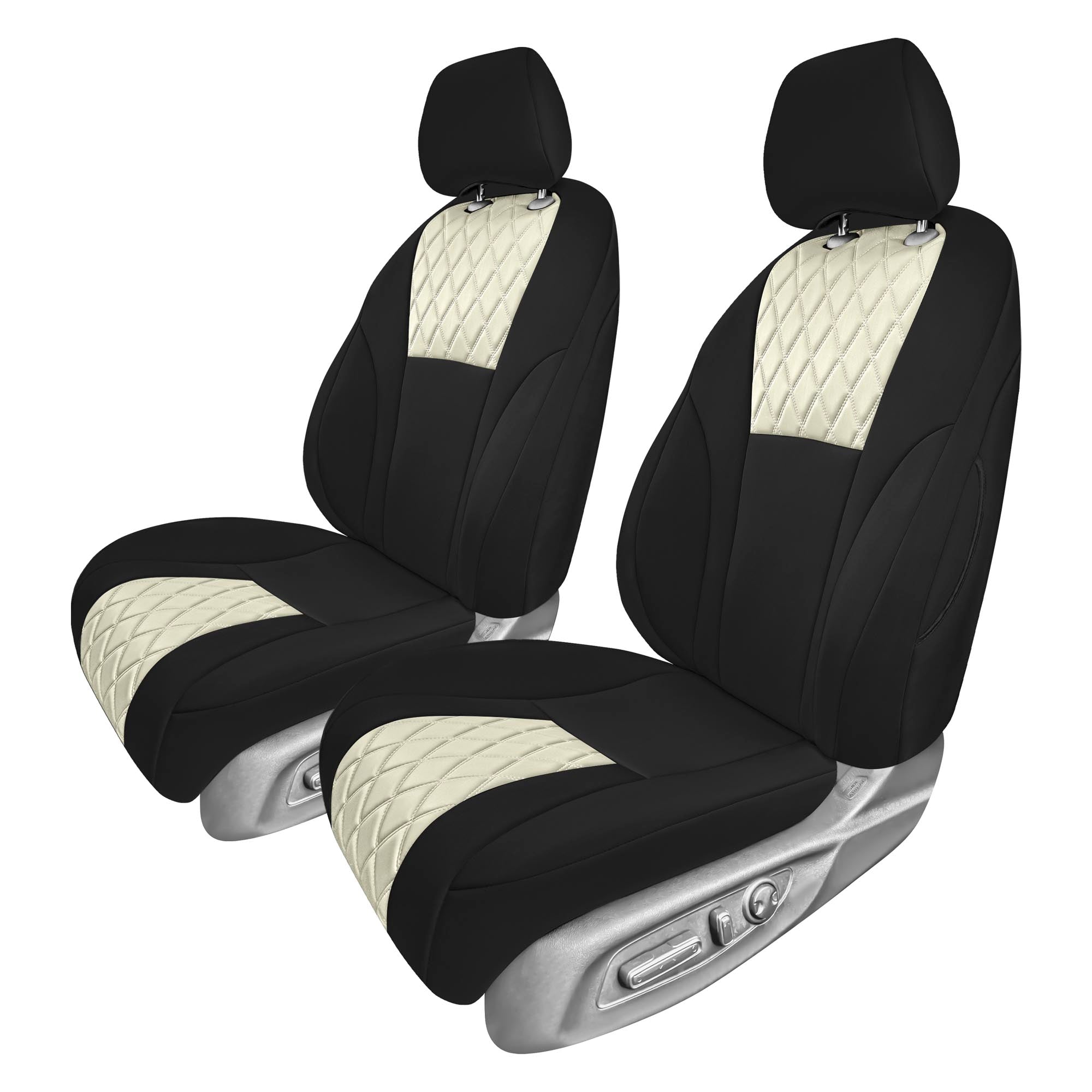 Honda Accord 2023 - 2024 - Front Set Seat Covers - Beige Ultraflex Neoprene
