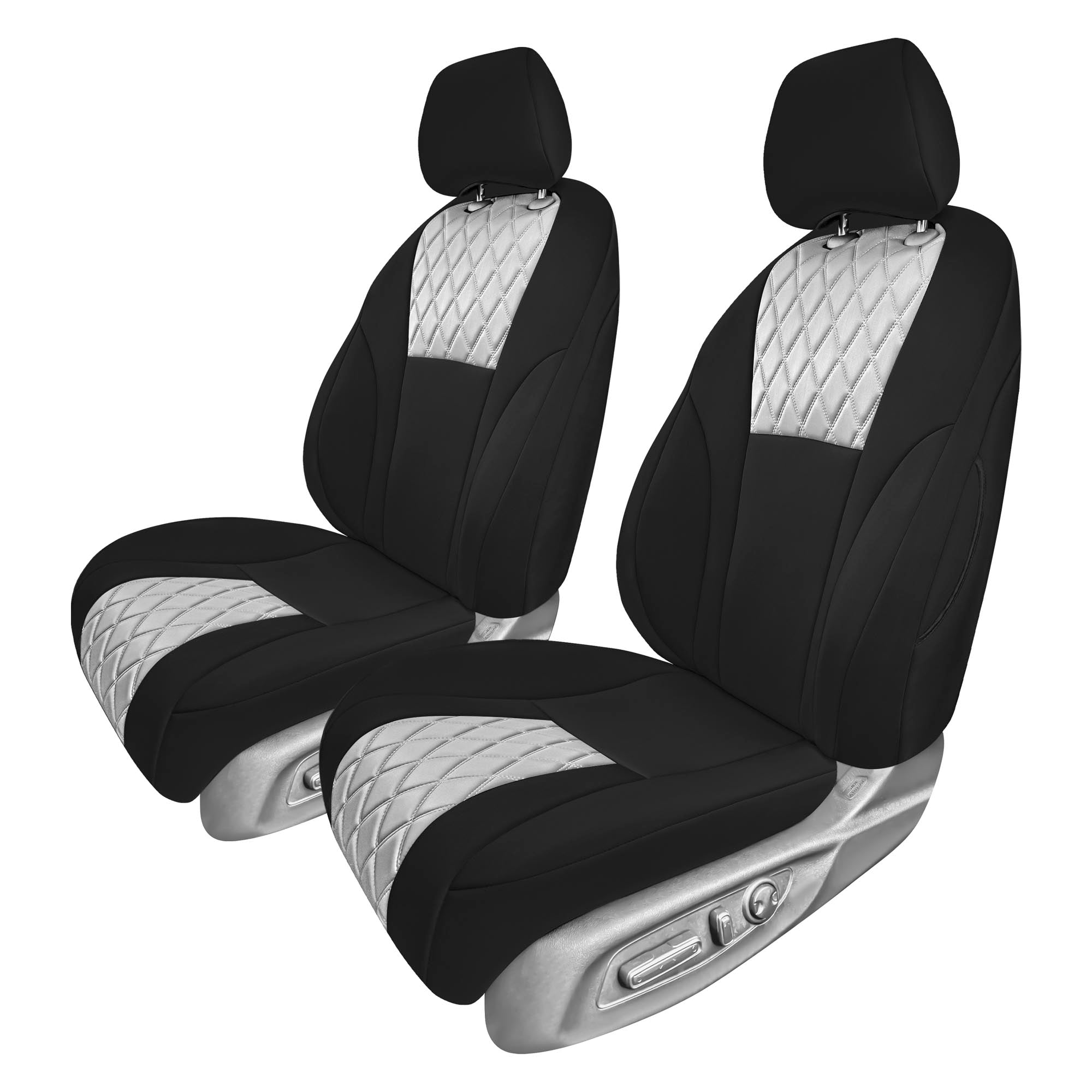 Honda Accord 2023 - 2024 - Front Set Seat Covers - Gray Ultraflex Neoprene