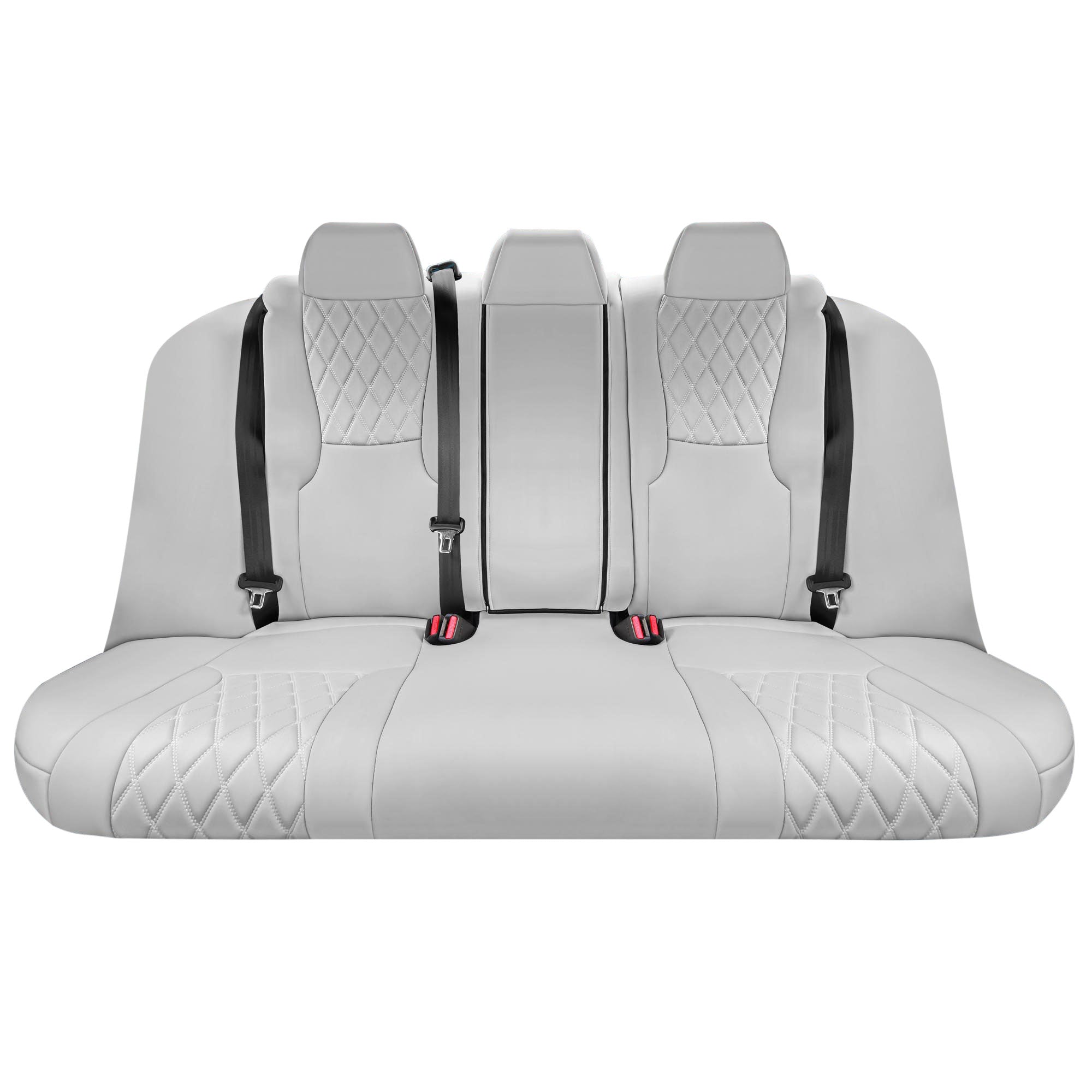 Honda Accord LX | Sport Hybrid 2018-2024 - Rear Set Seat Covers (Solid Bench) - Solid Gray Ultraflex Neoprene