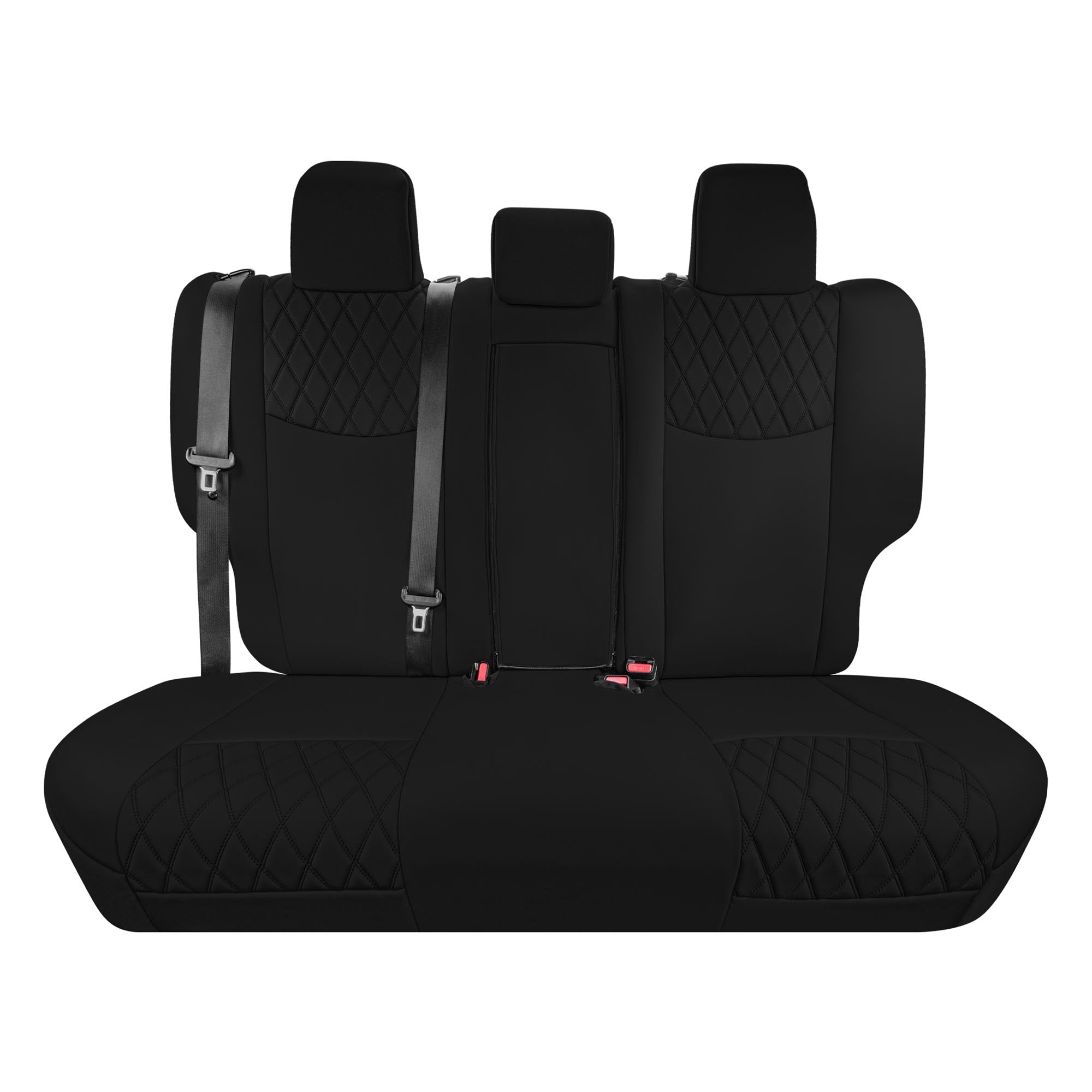 Toyota Corolla S | SE | LE 2014-2019 - Rear Set Seat Covers - Black Ultraflex Neoprene