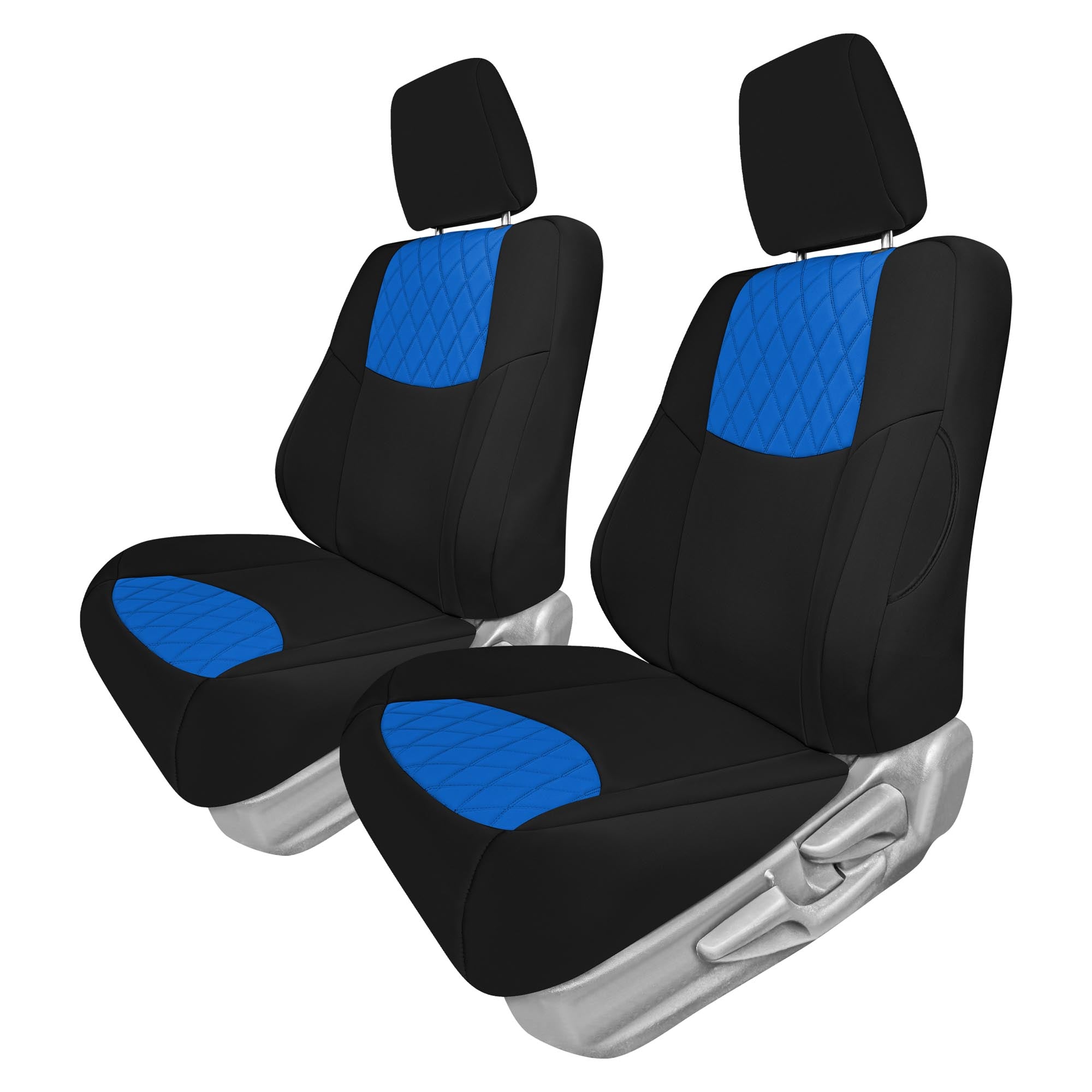 Toyota Corolla S | SE | LE 2014-2019 - Front Set Seat Covers - Blue Ultraflex Neoprene