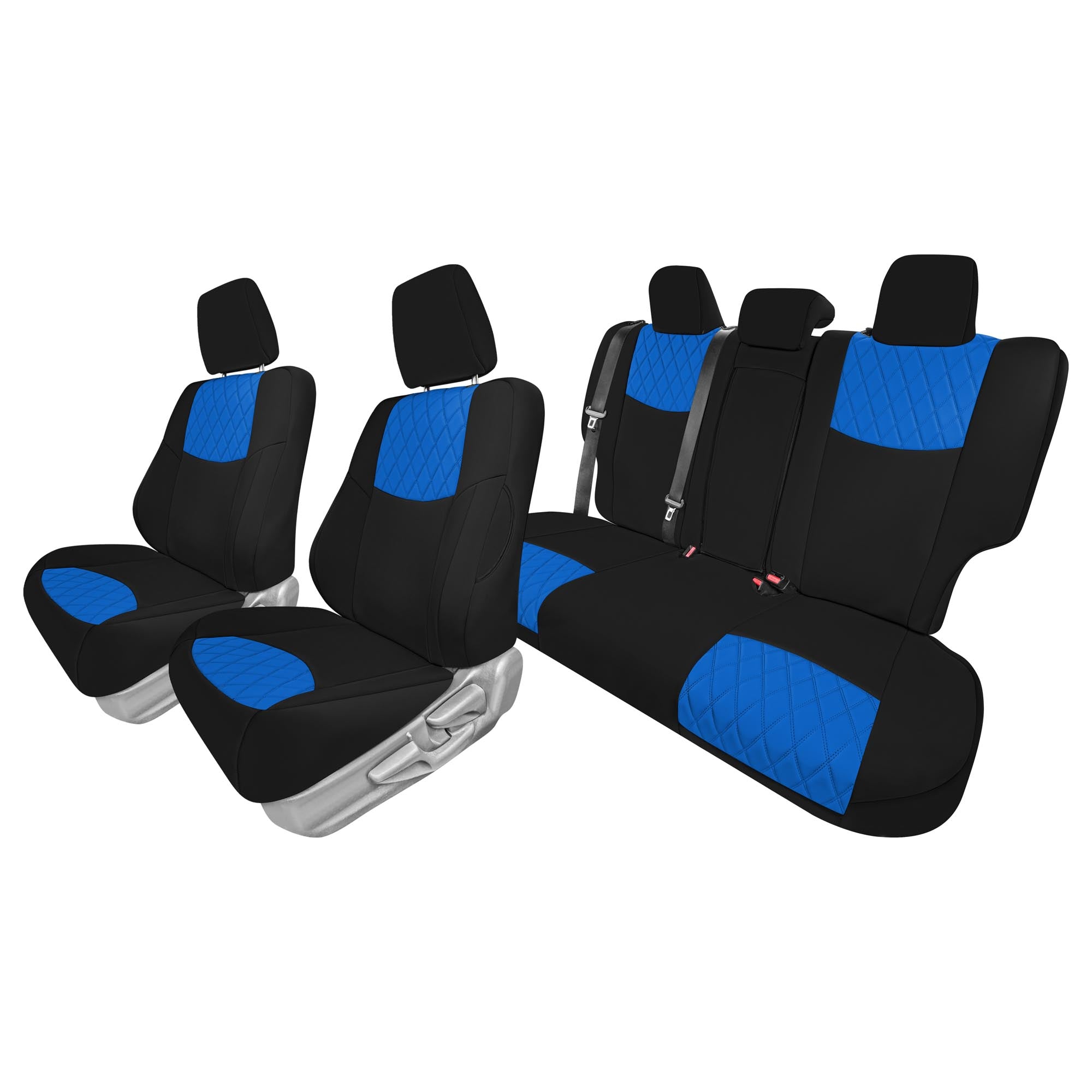 Toyota Corolla S | SE | LE 2014-2019 - Full Set Seat Covers - Blue Ultraflex Neoprene