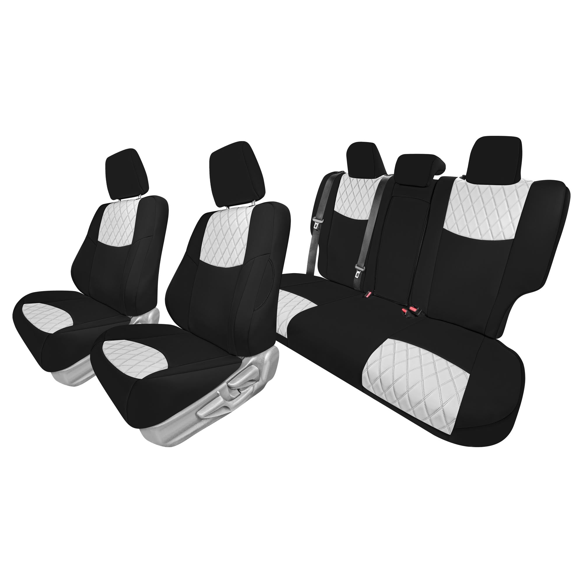 Toyota Corolla S | SE | LE 2014-2019 - Full Set Seat Covers - Gray Ultraflex Neoprene