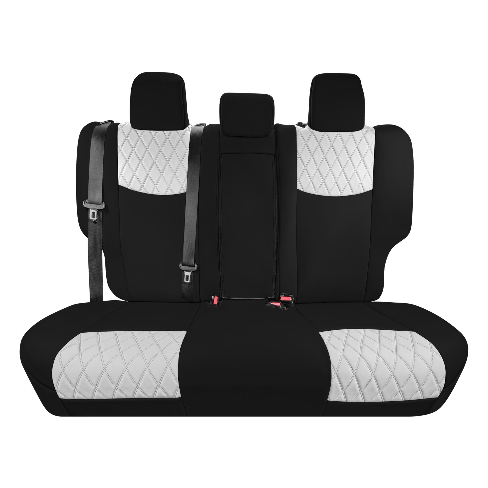 Toyota Corolla S | SE | LE 2014-2019 - Rear Set Seat Covers - Gray Ultraflex Neoprene