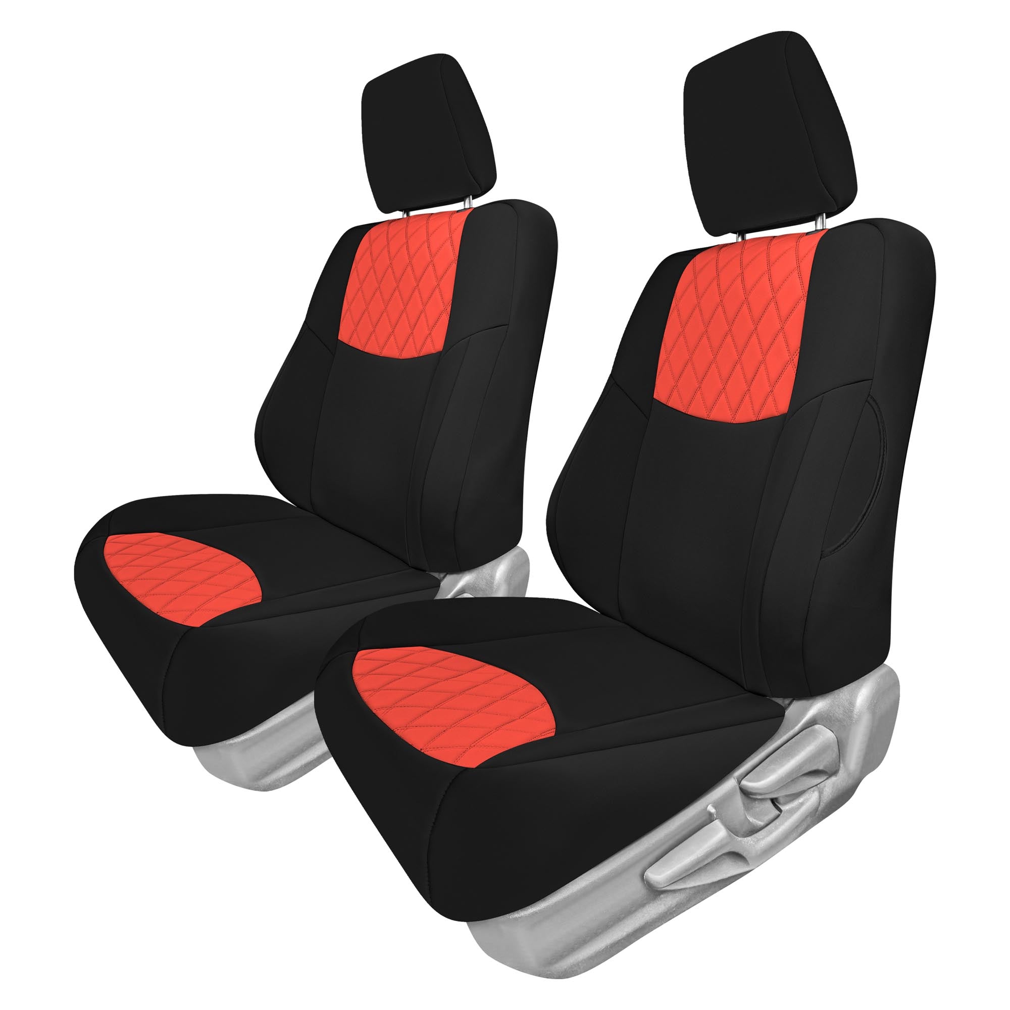 Toyota Corolla S | SE | LE 2014-2019 - Front Set Seat Covers - Red Ultraflex Neoprene