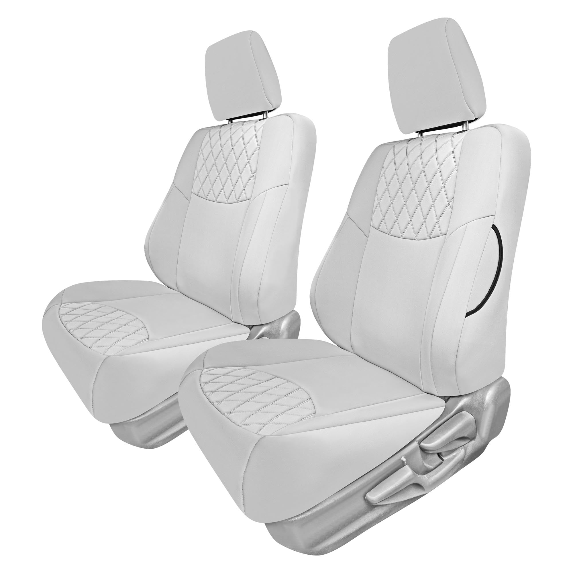 Toyota Corolla S | SE | LE 2014-2019 - Front Set Seat Covers - Solid Gray Ultraflex Neoprene